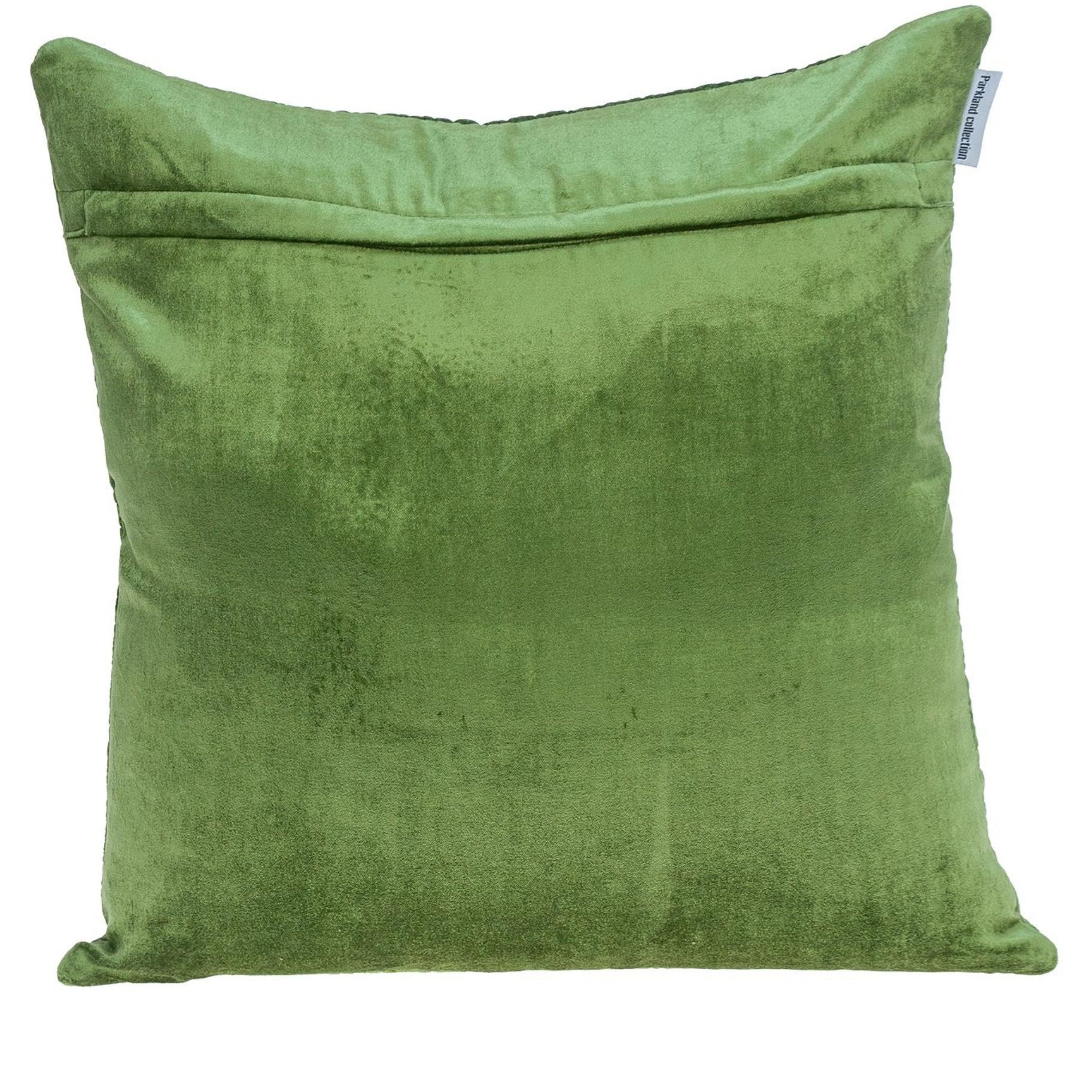 Parkland Collection Cristal Transitional Olive Throw Pillow