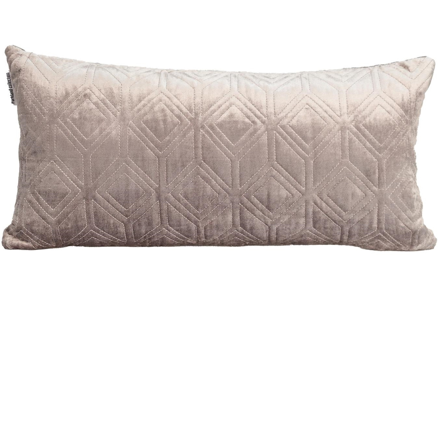 Parkland Collection Aleta Transitional Taupe Throw Pillow