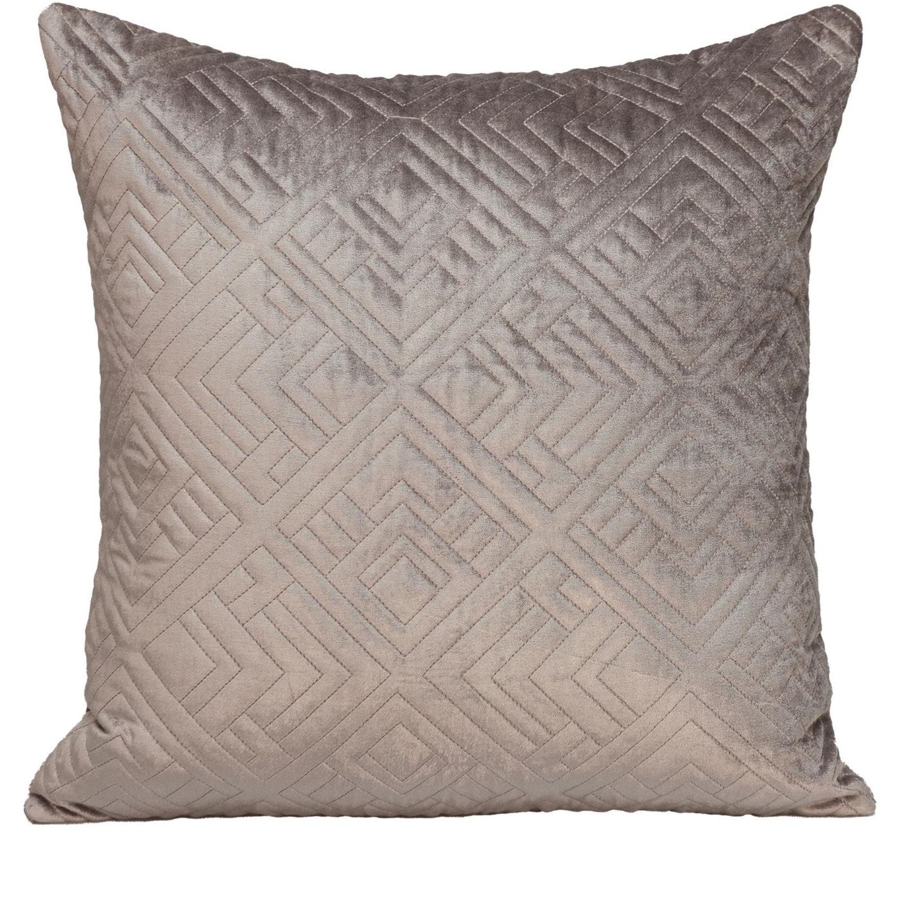 Parkland Collection Eris Transitional Taupe Throw Pillow