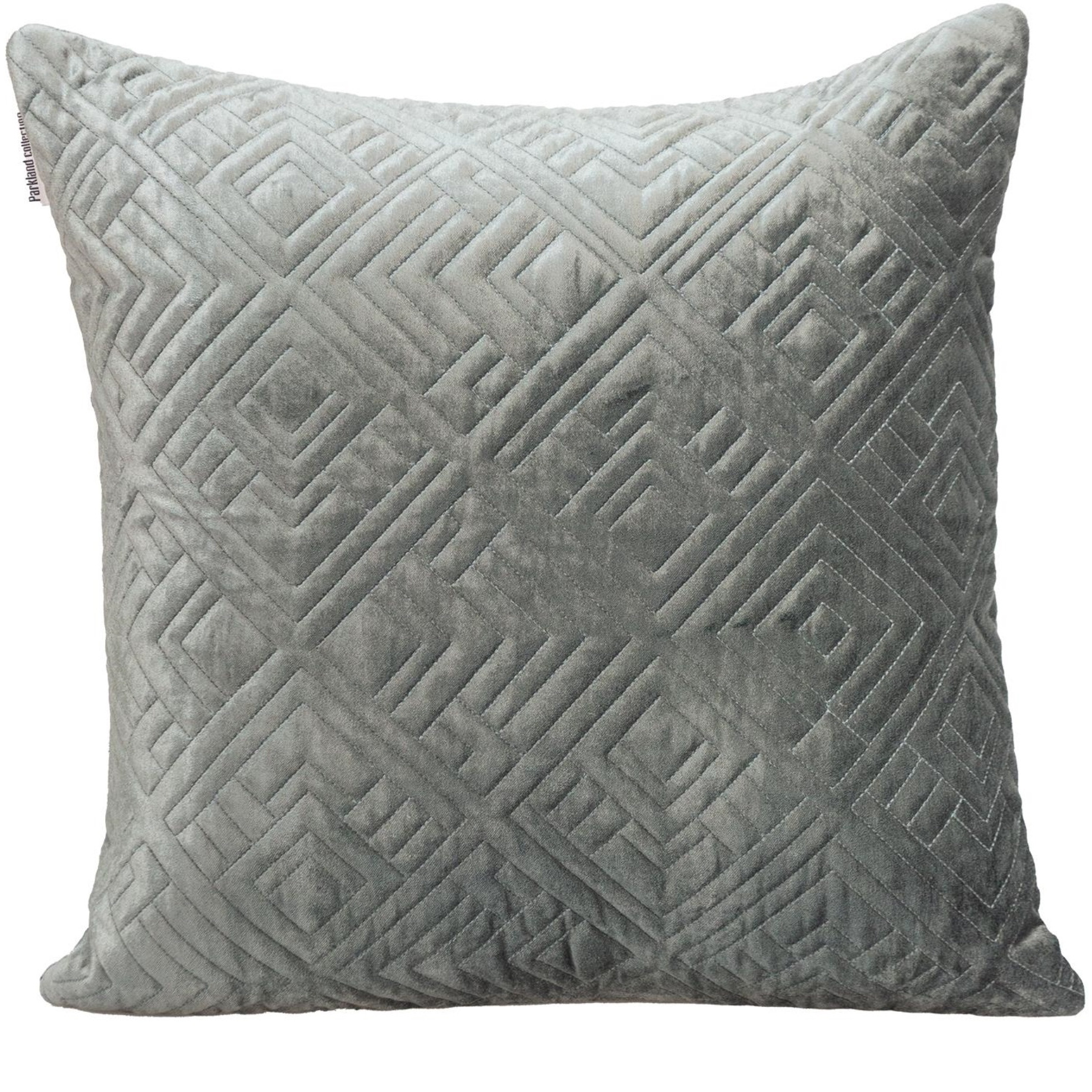 Parkland Collection Eris Transitional Charcoal Throw Pillow