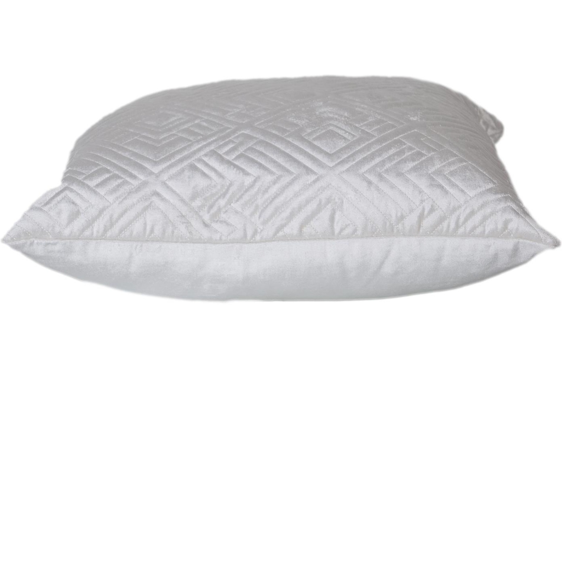 Parkland Collection Eris Transitional White Throw Pillow