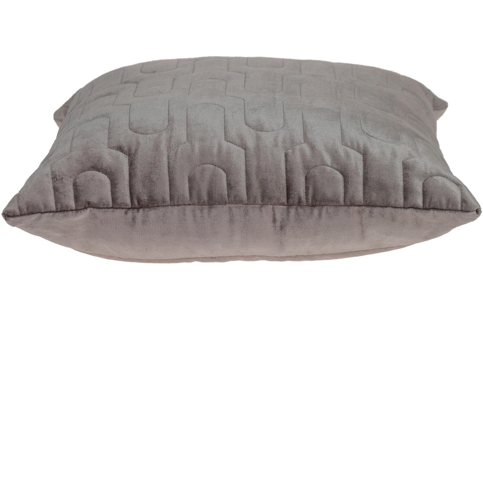 Parkland Collection Basil Transitional Taupe Throw Pillow