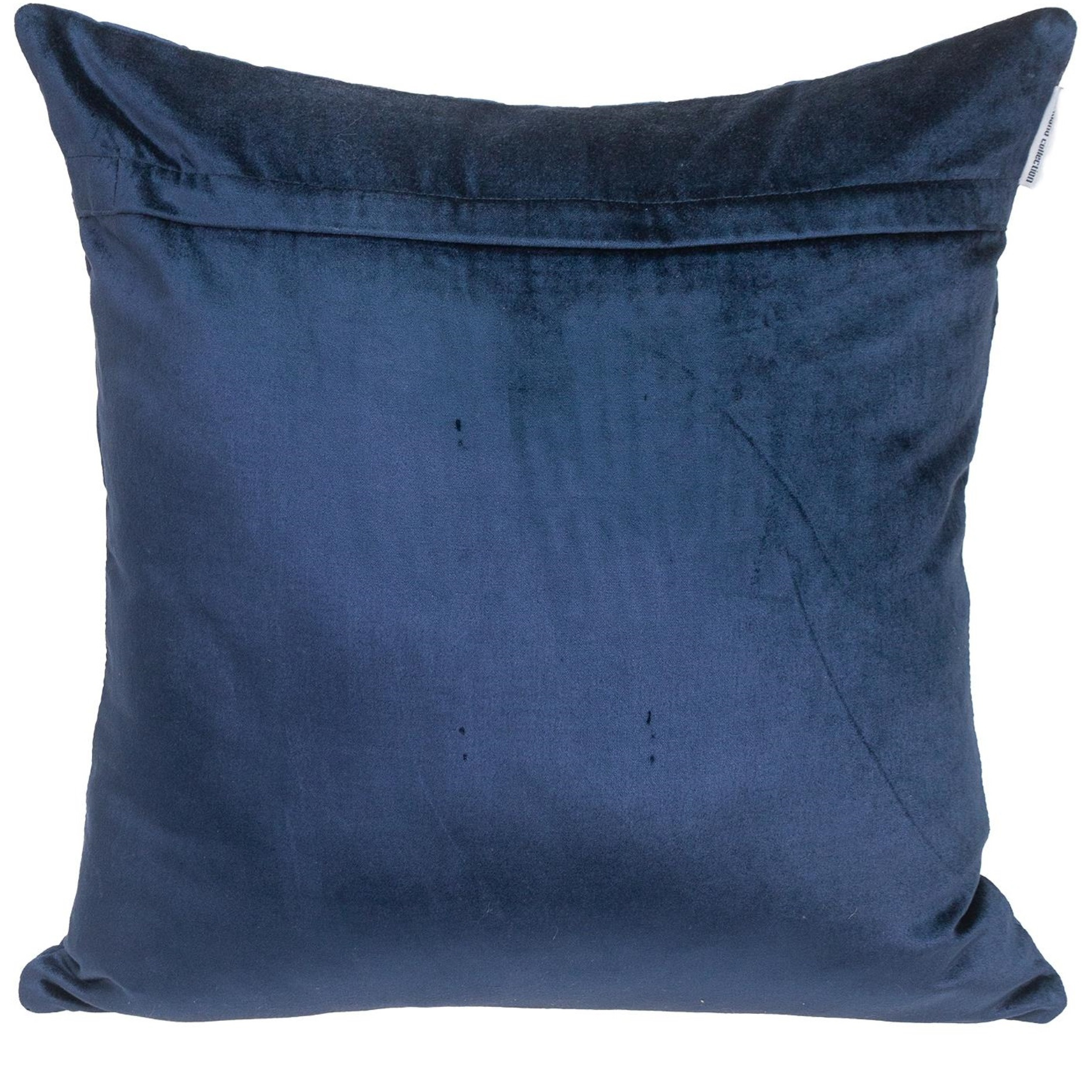 Parkland Collection Milo Transitional Navy Throw Pillow