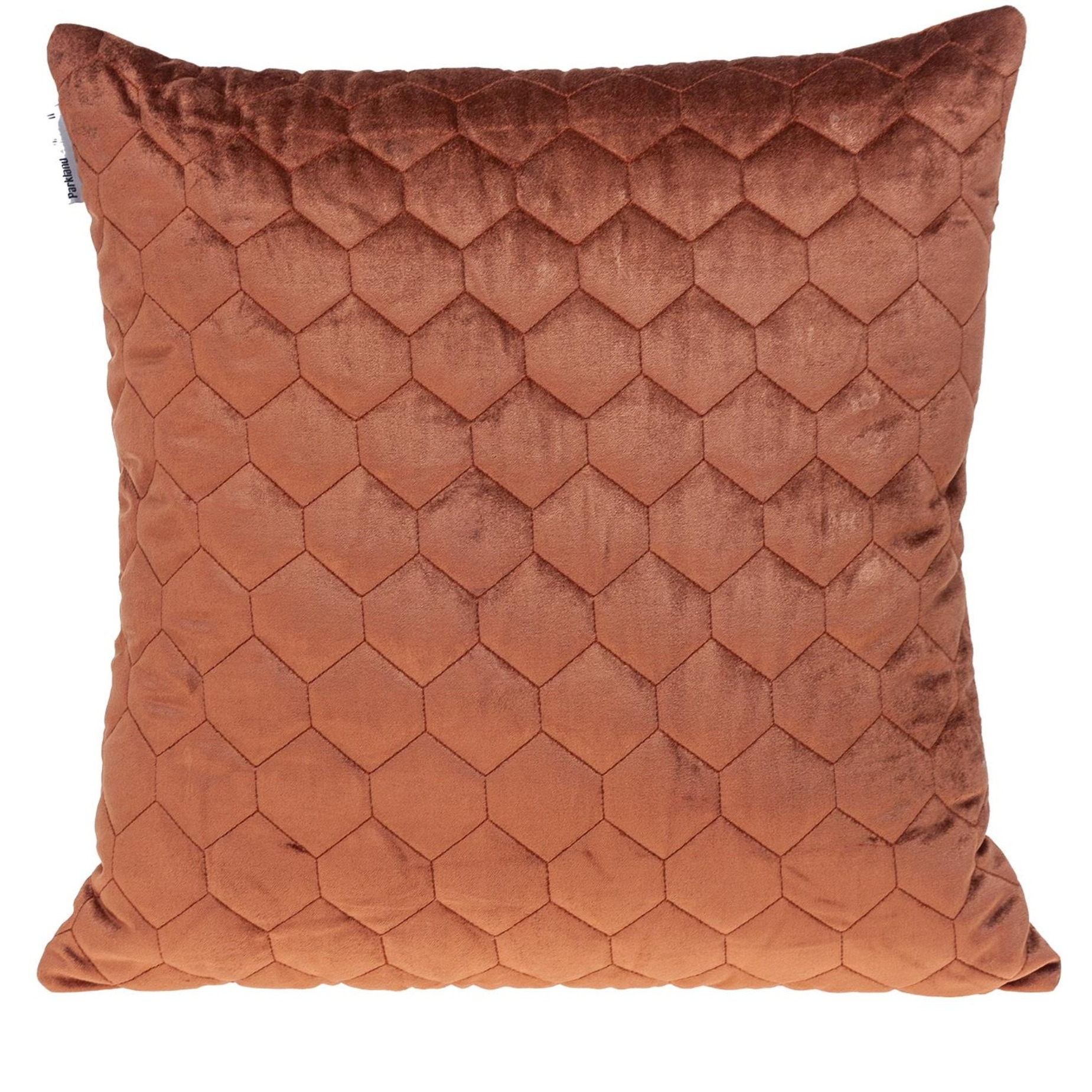 Parkland Collection Bazyli Transitional Burnt Orange Throw Pillow