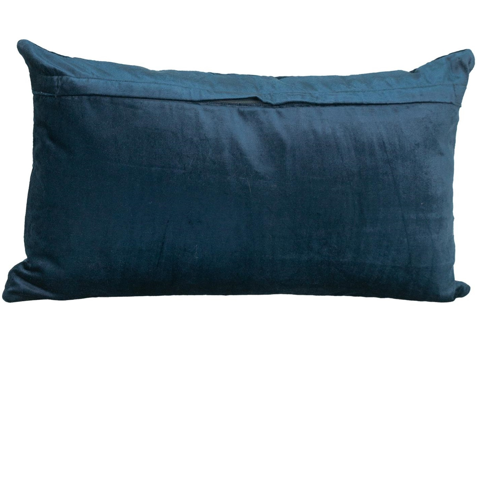 Parkland Collection Bazyli Transitional Navy Throw Pillow
