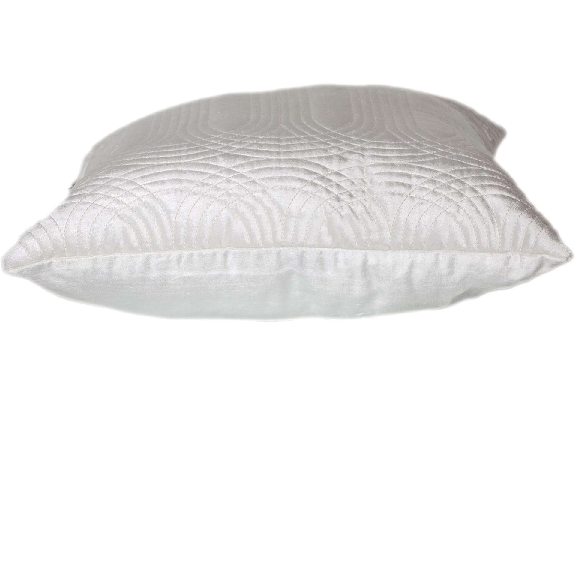 Parkland Collection Iphis Transitional White Throw Pillow