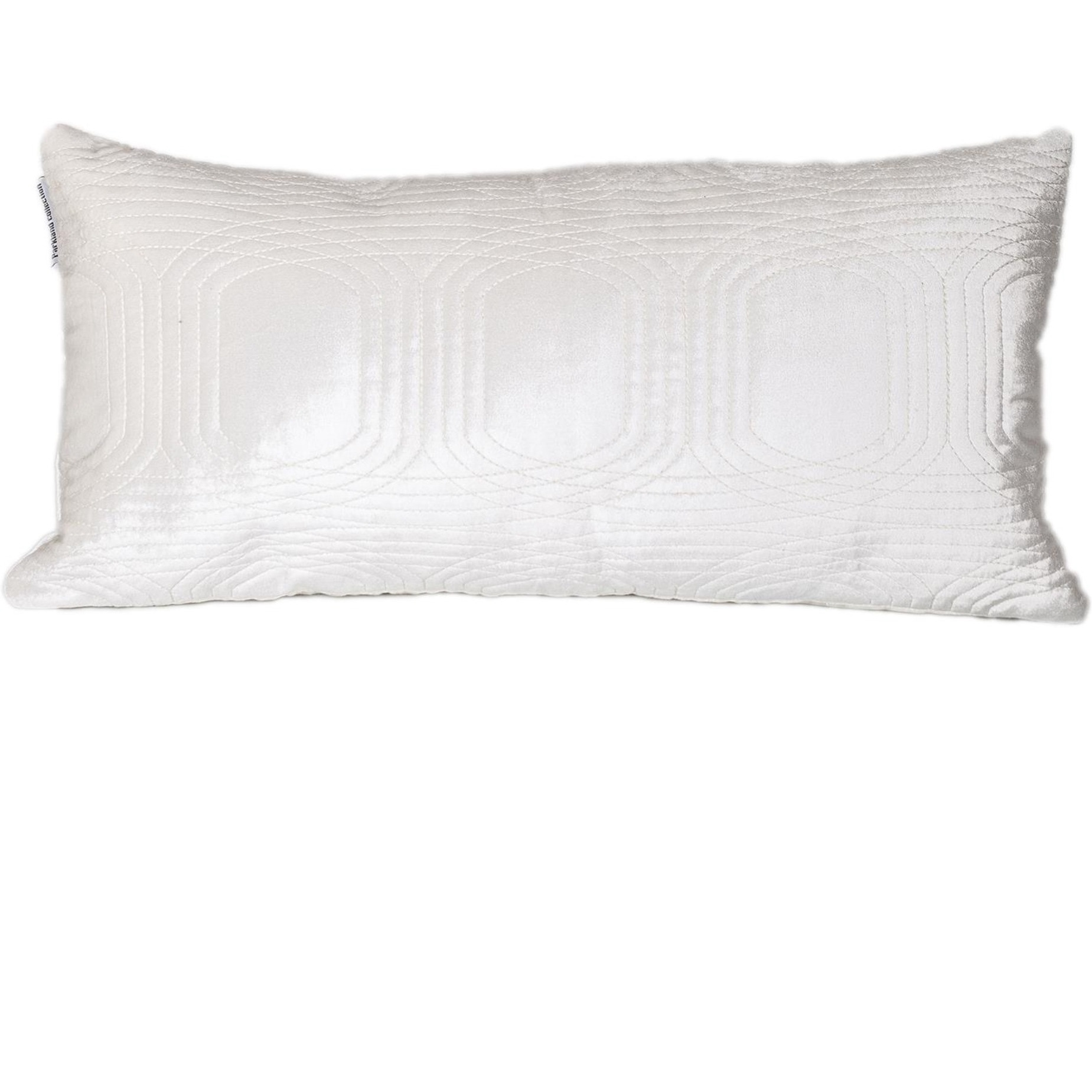 Parkland Collection Iphis Transitional White Throw Pillow