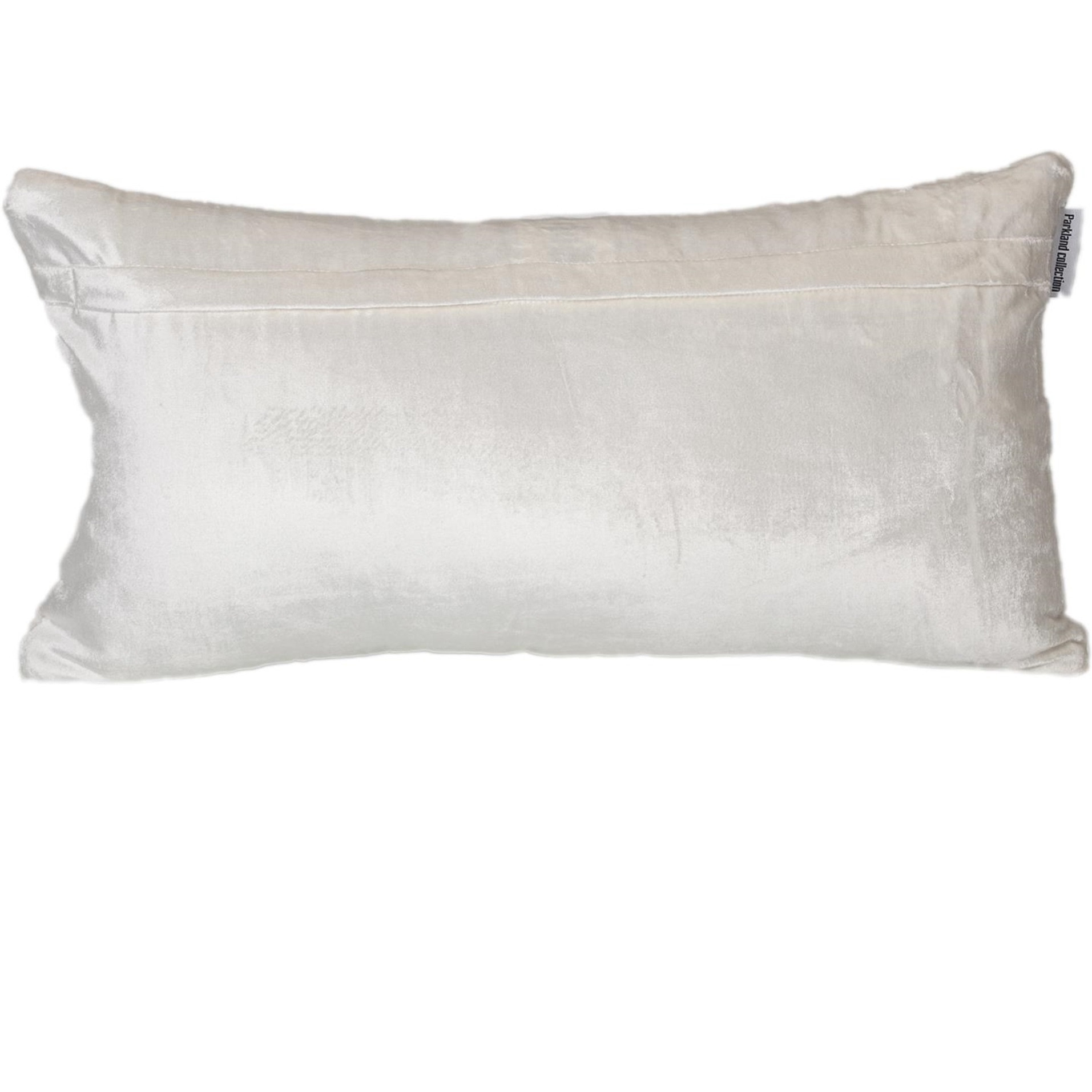 Parkland Collection Iphis Transitional White Throw Pillow