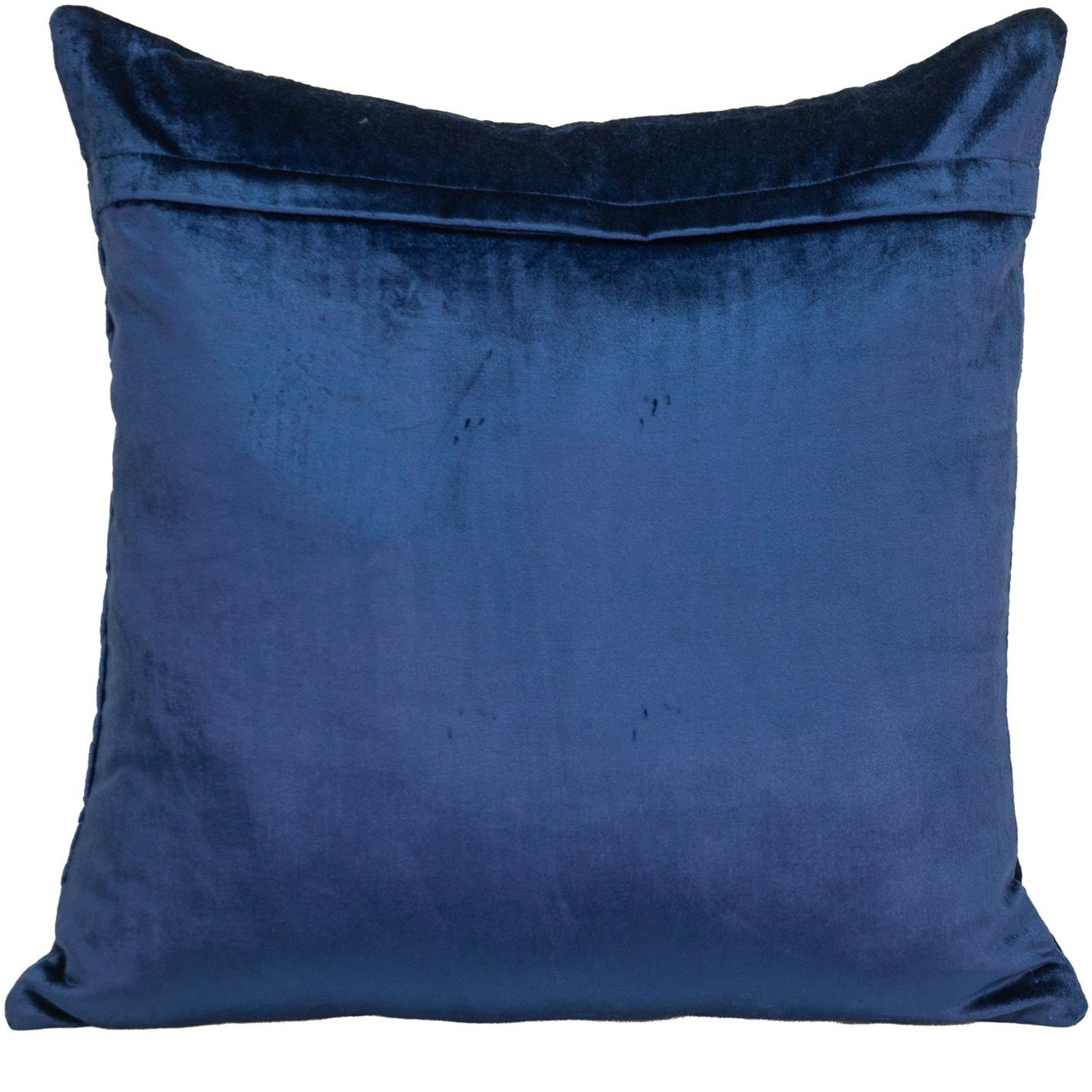 Parkland Collection Delta Transitional Blue Throw Pillow