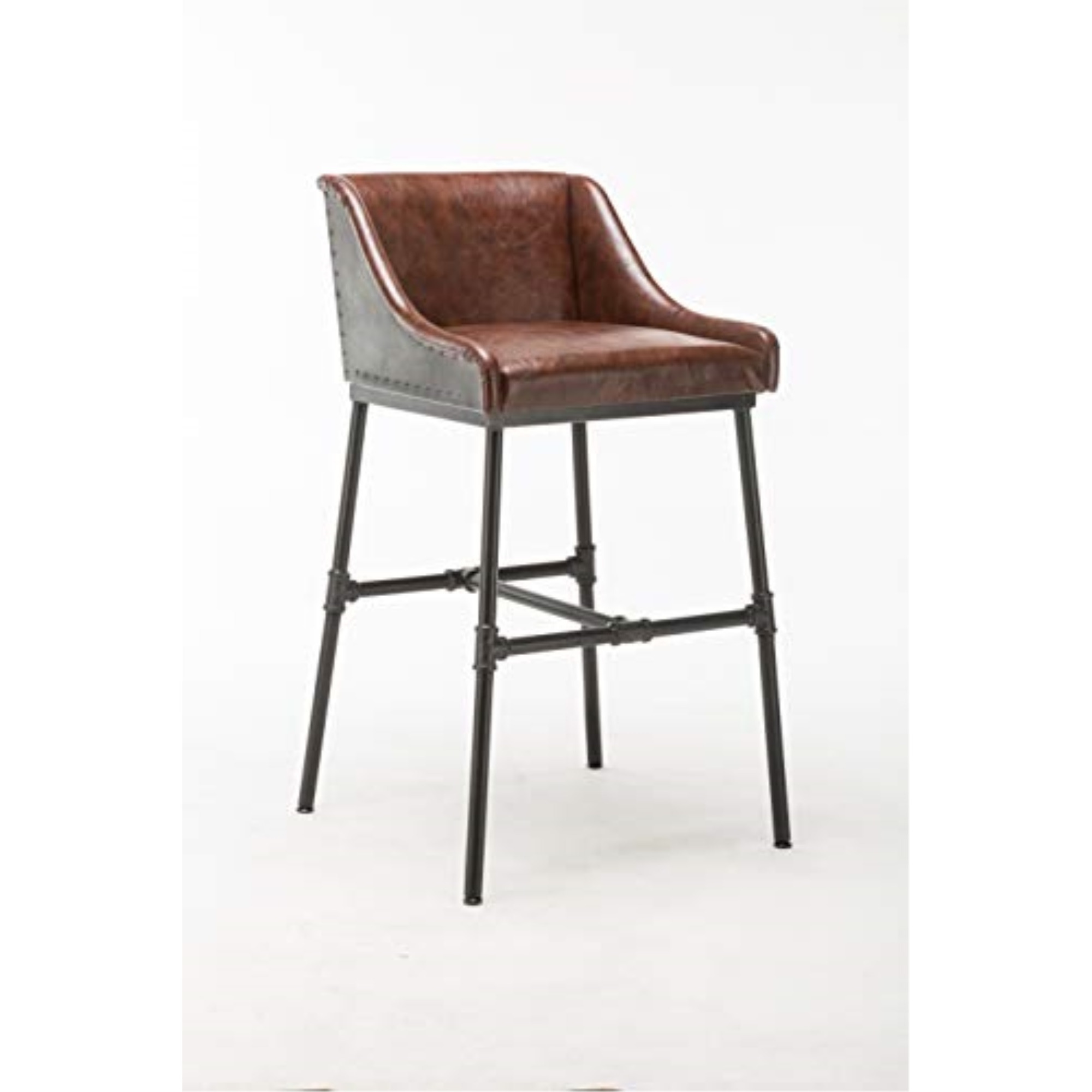 (MH) Parlor Upholstered Bar Stool [wine]