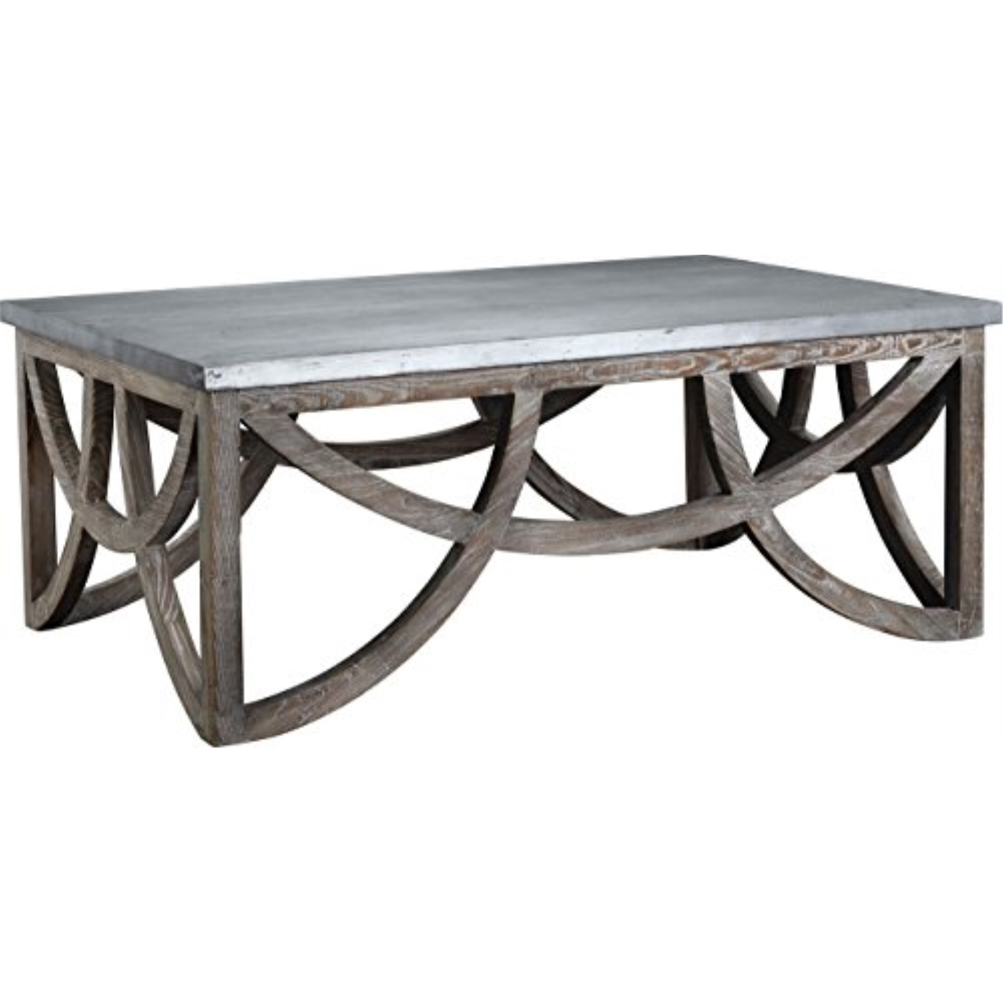 (MH) Aimee Coffee Table, White-Wash