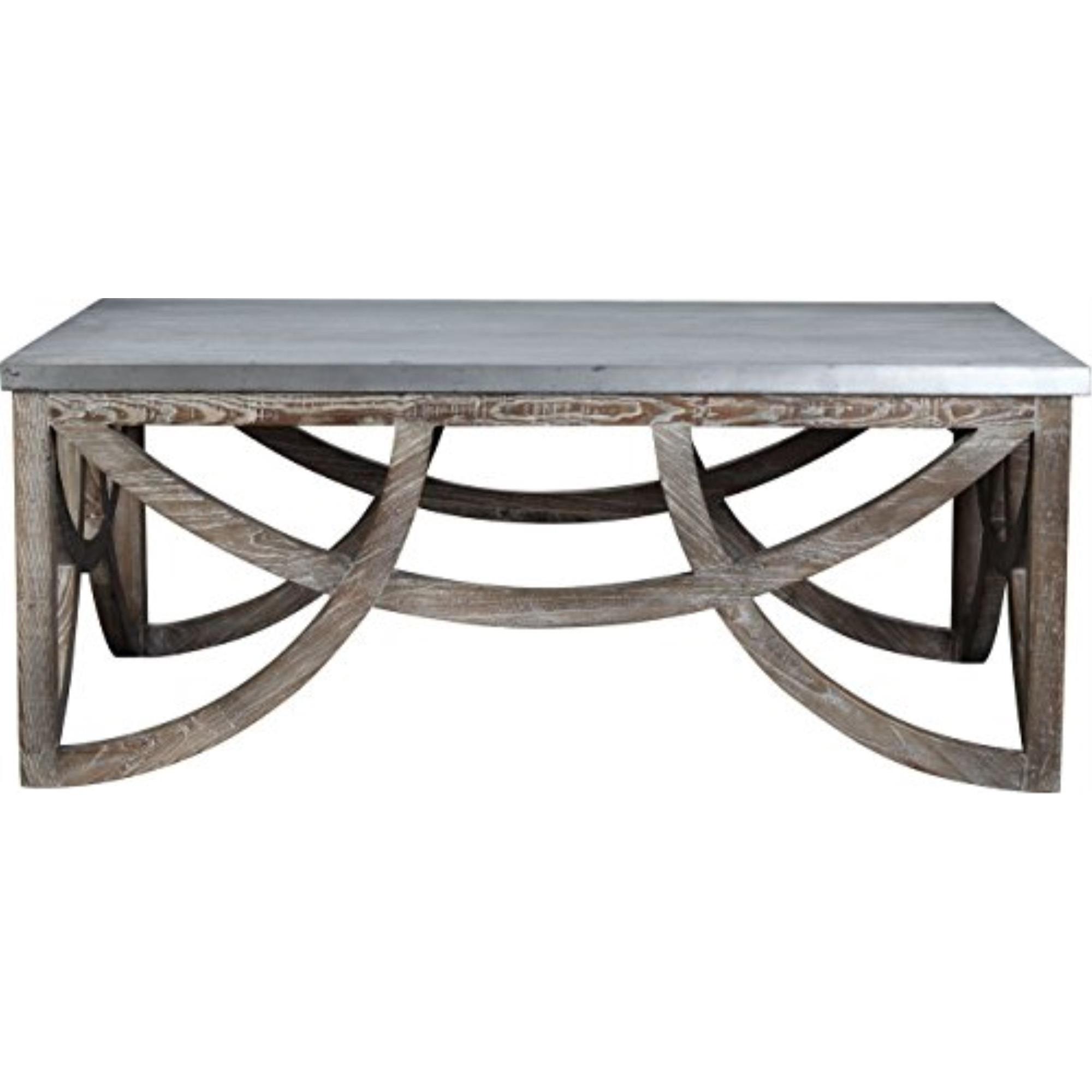 (MH) Aimee Coffee Table, White-Wash