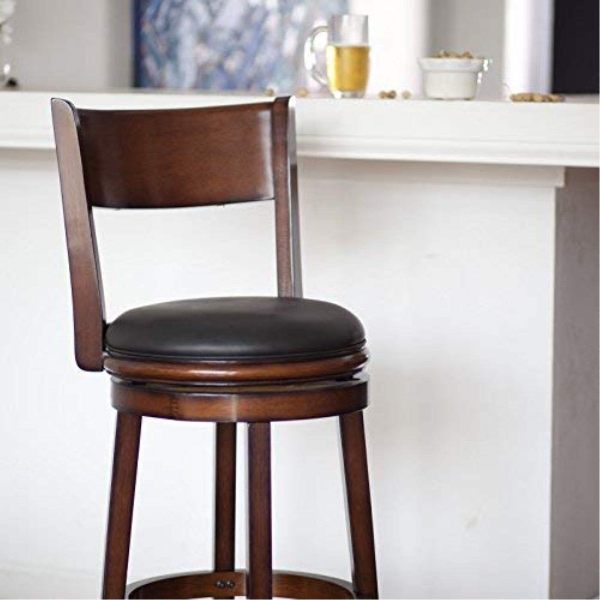 29" PALMETTO SWVL STOOL [WALNUT]