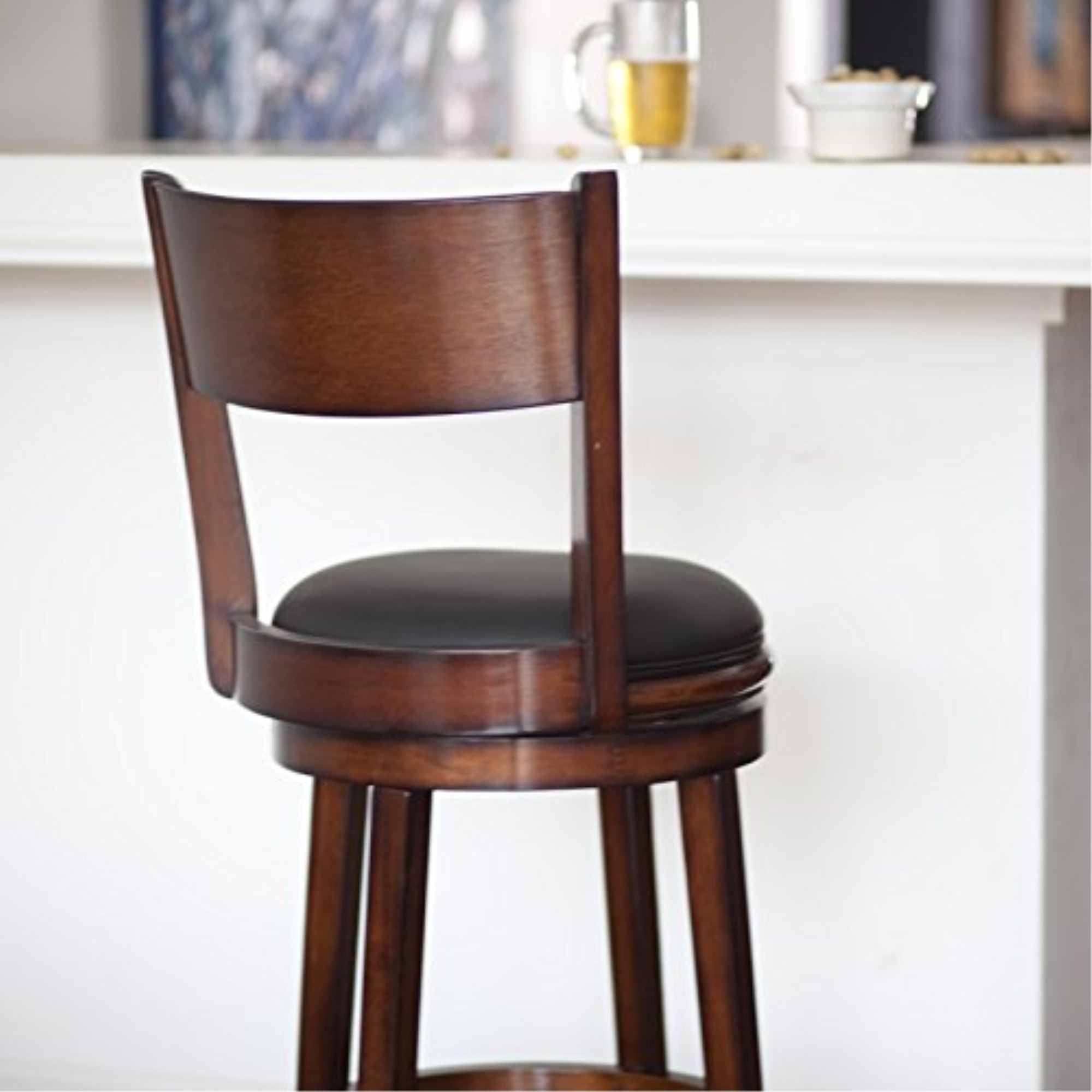 29" PALMETTO SWVL STOOL [BRANDY]