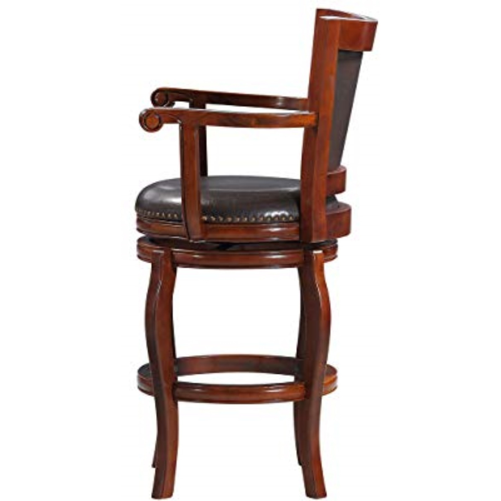 Jones 29" Swivel Bar Stool - Brown, Cherry
