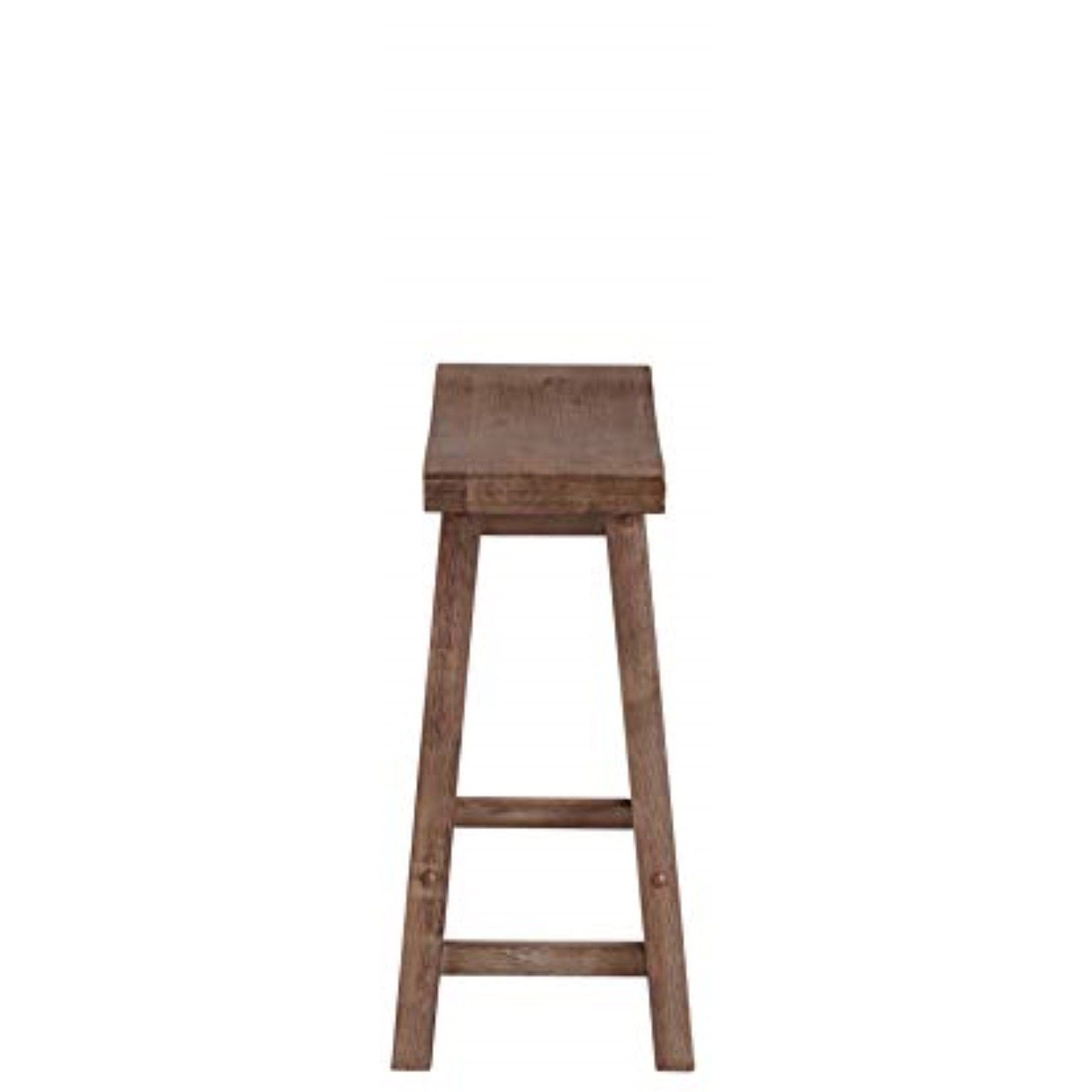 24" Sonoma Saddle Stool [Barnwood Wire-Brush]