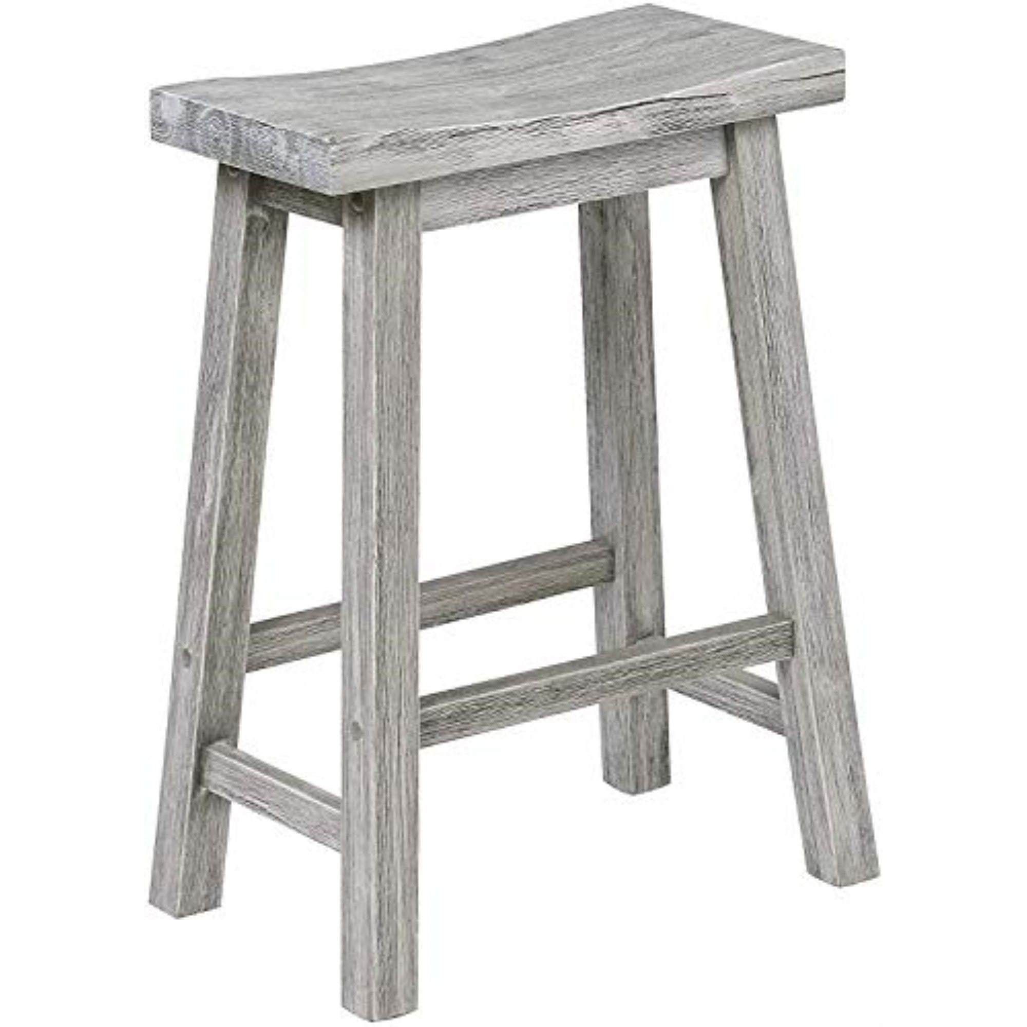 Sonoma Saddle Counter Stool [Storm Gray Wire-Brush]