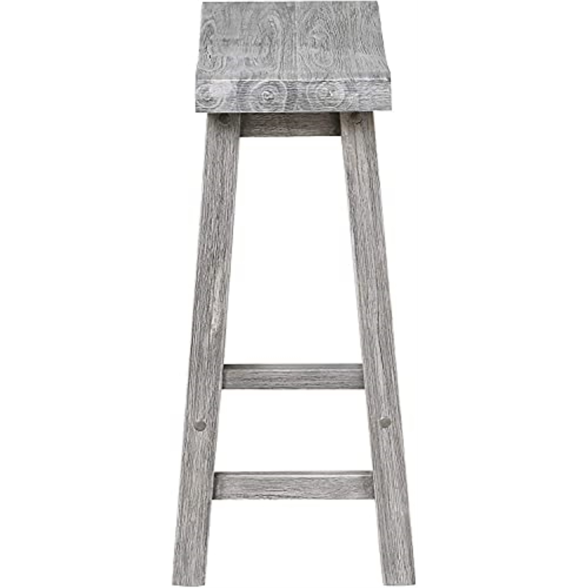 Sonoma Saddle Counter Stool [Storm Gray Wire-Brush]