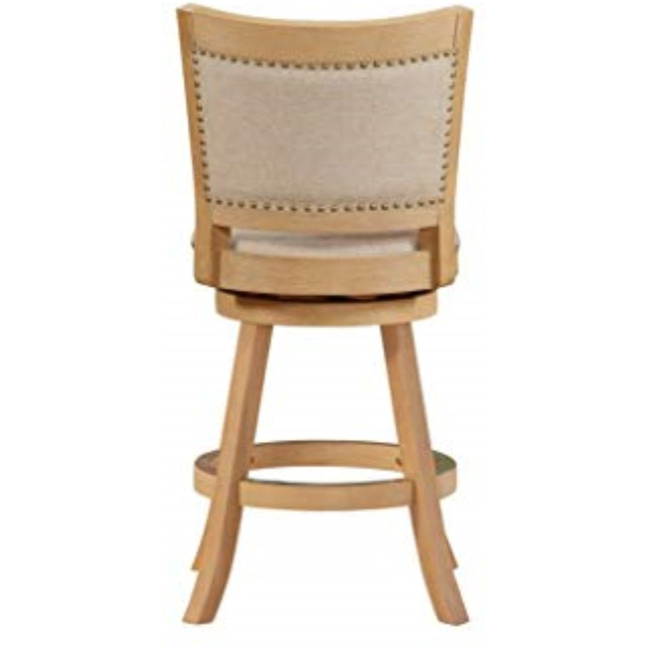 Melrose Swivel Barstool [Ivory Wire-Brush]