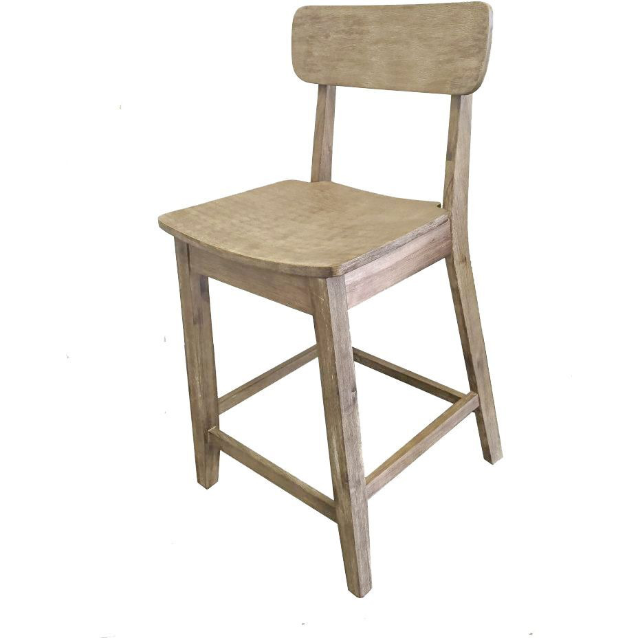 24" Torino Counter Stool [Barnwood Wire-Brush]