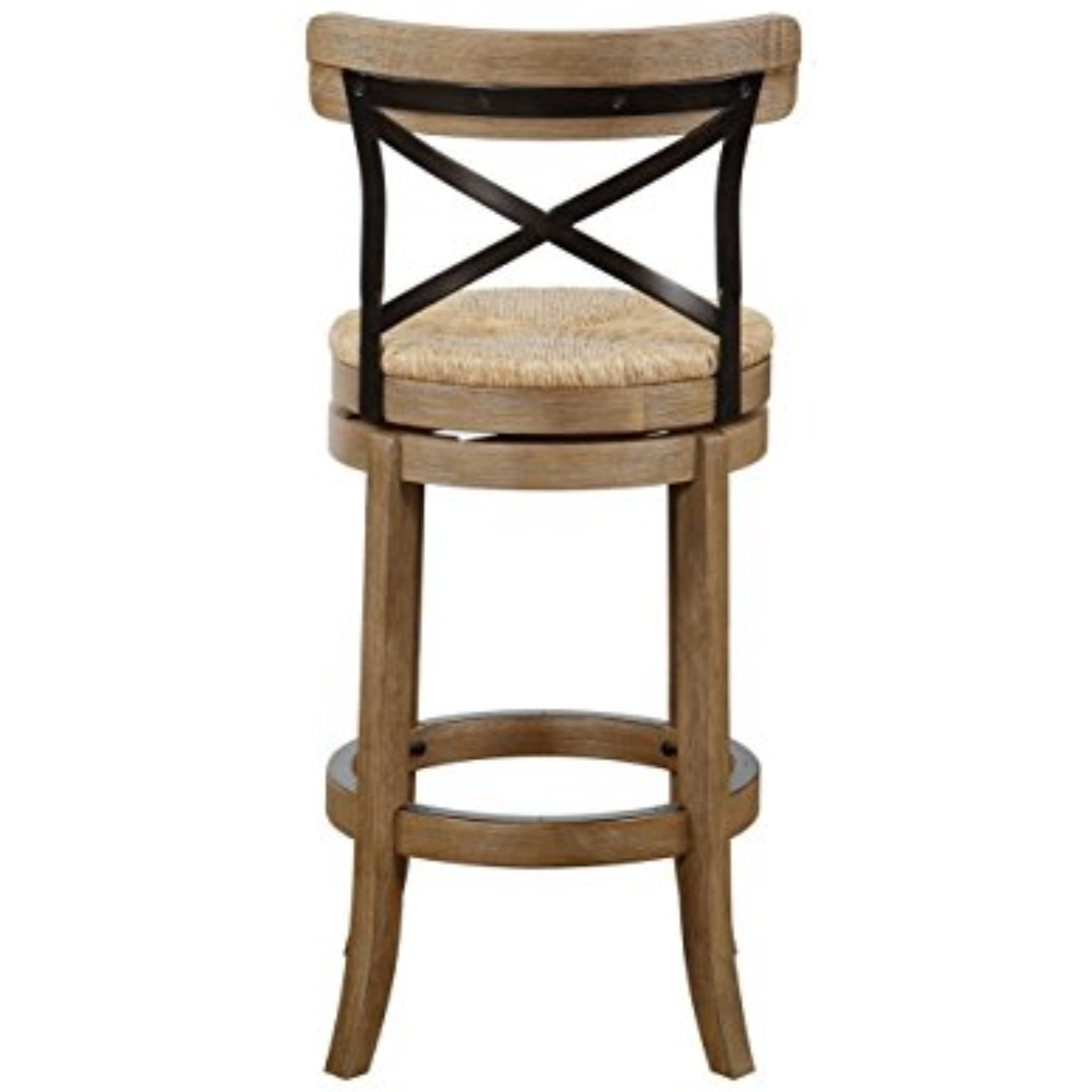 29" Myrtle Swivel Bar Stool [Wheat Wire-Brush]