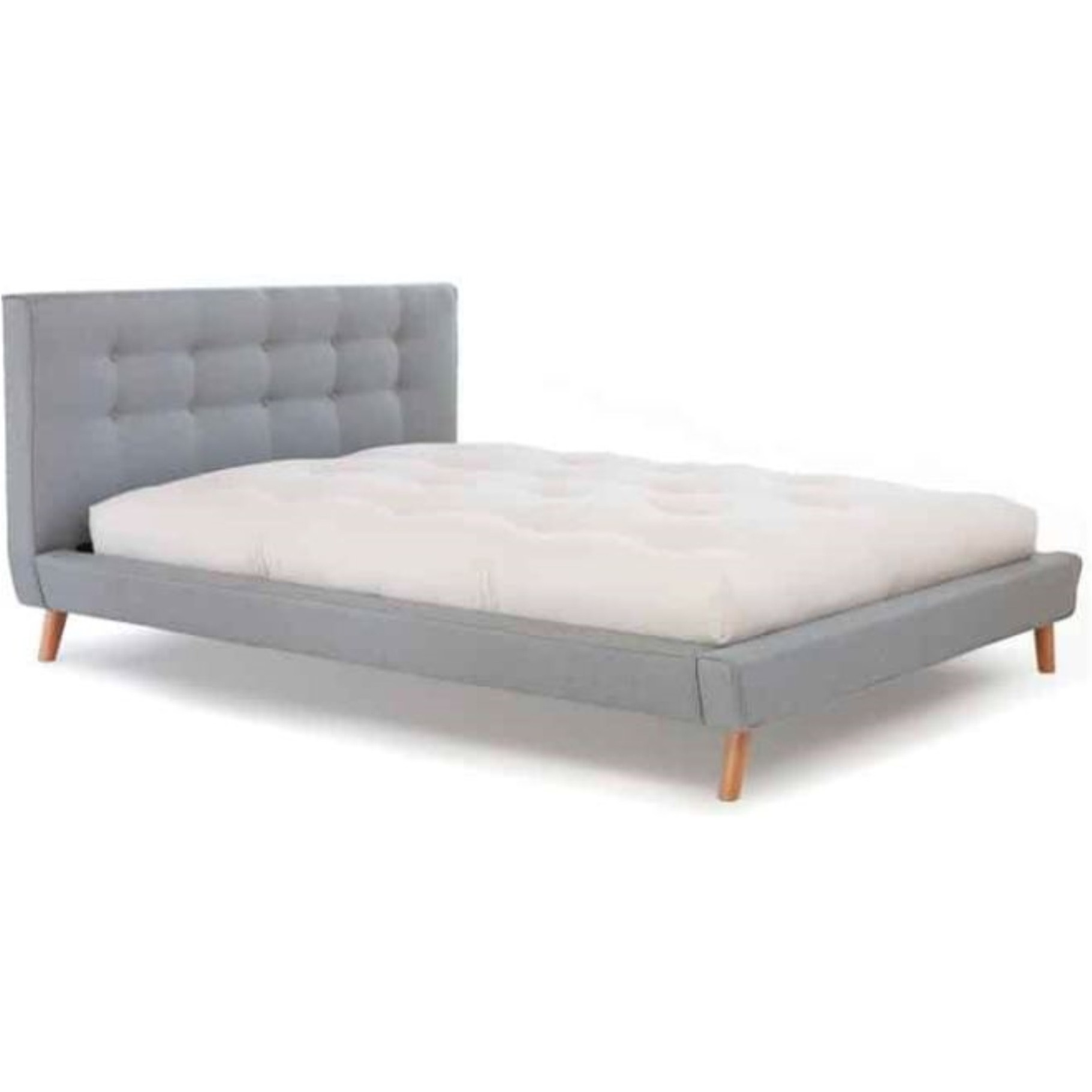 Green Cotton King 8" Mattress  in 100% Cotton Fabric Case