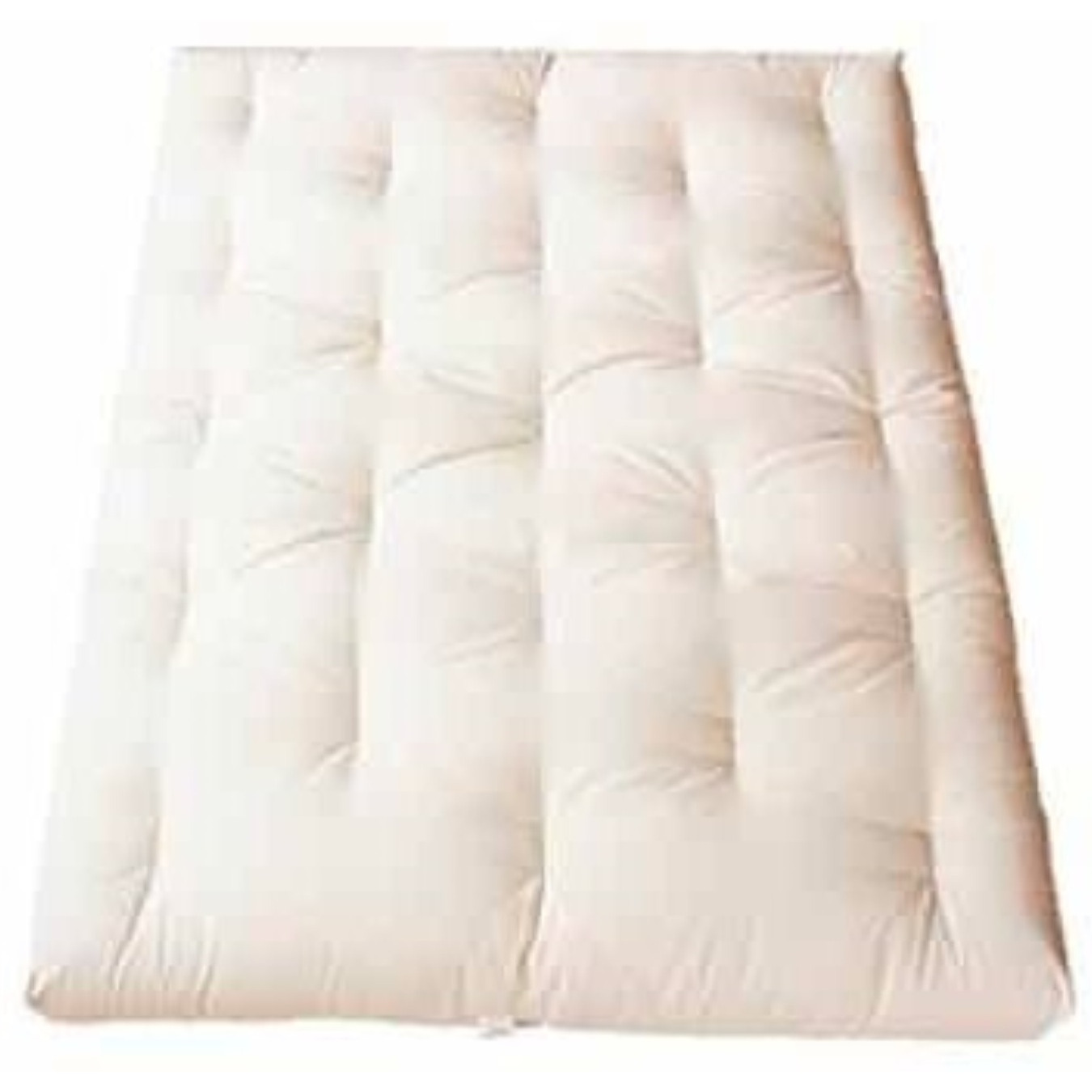 Green Cotton  Twin 7" Mattress with 2" Foam core in 100% Cotton Fabric Case