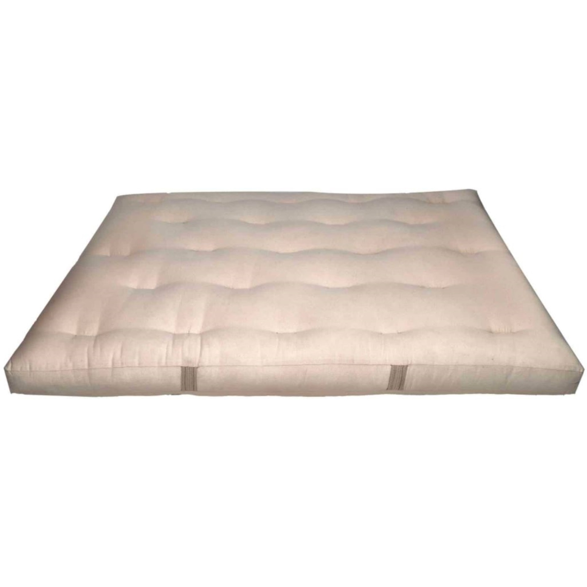 Green Cotton  Queen Stow with 2" Foam core in 100% Cotton Fabric Case