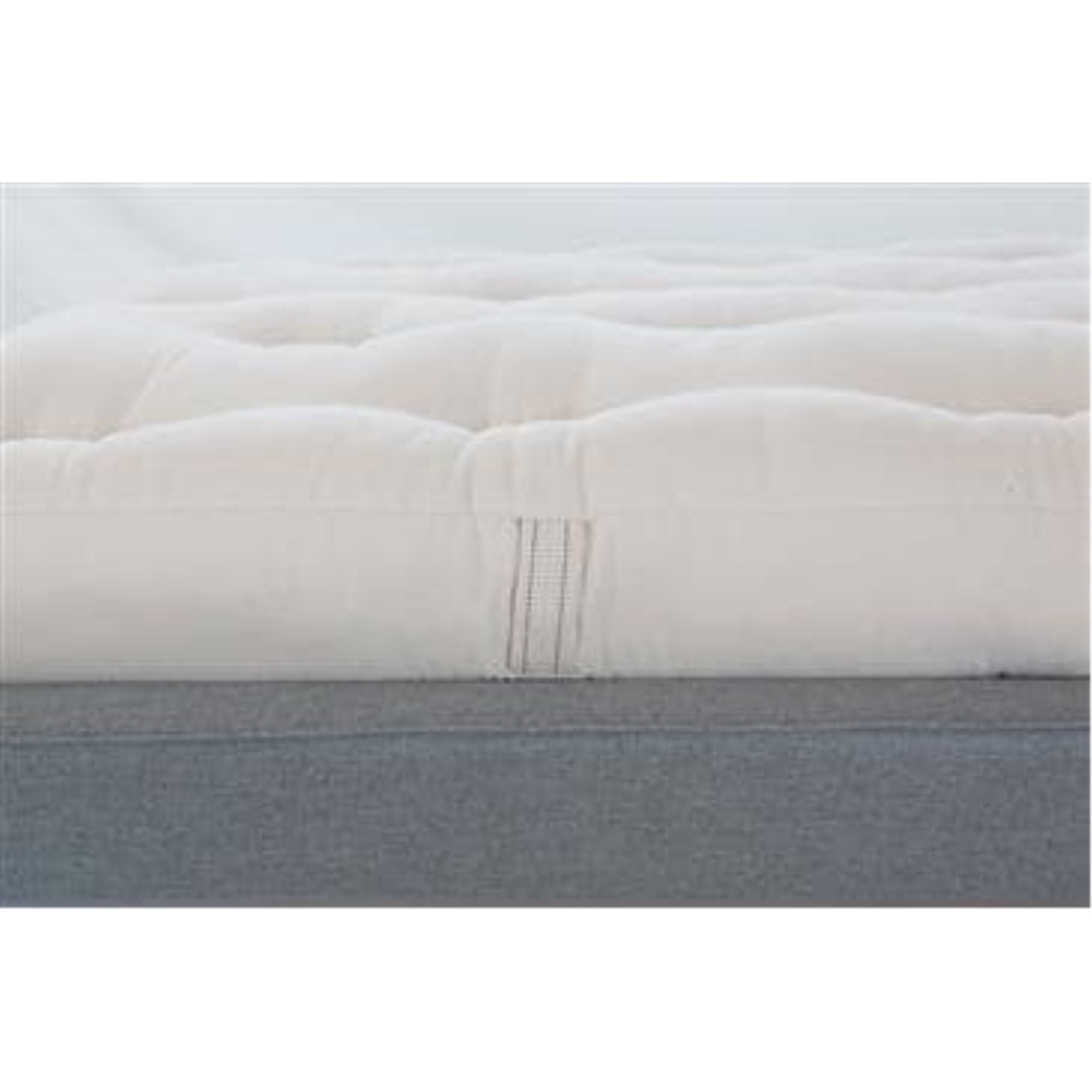 Green Cotton King Stow with 2" Natural Latex core in 100% Cotton Fabric Case