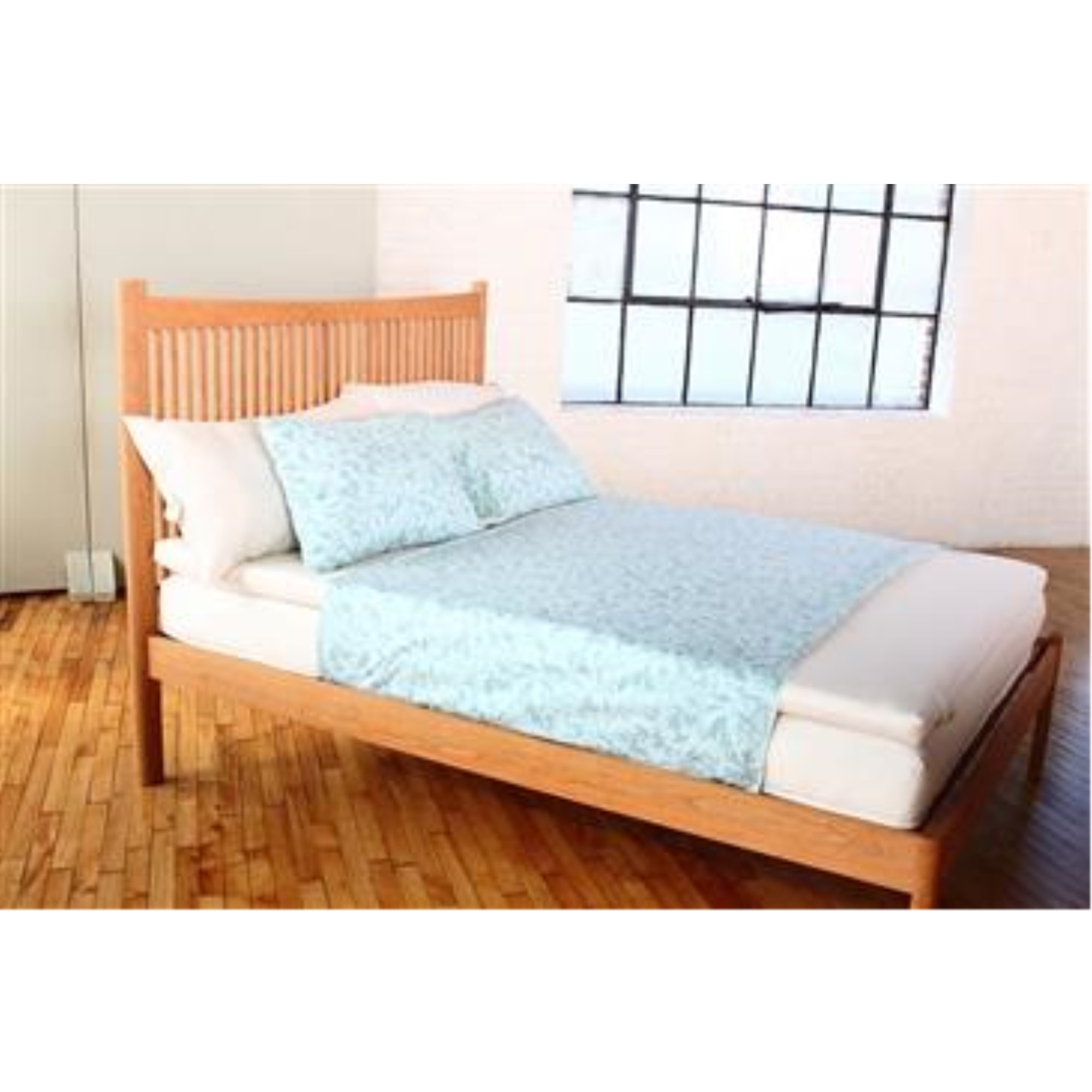 Double Duvet Cover  in WLH B FABRIC - 100% Organic Cotton Twill w/SATEEN on BACK