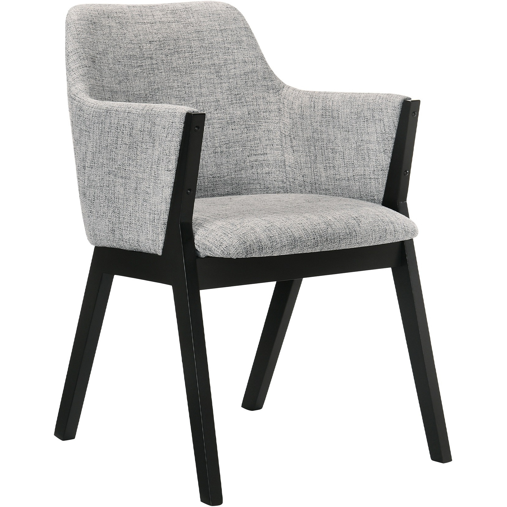 Westmont and Renzo Grey and Black 5 Piece Dining Set