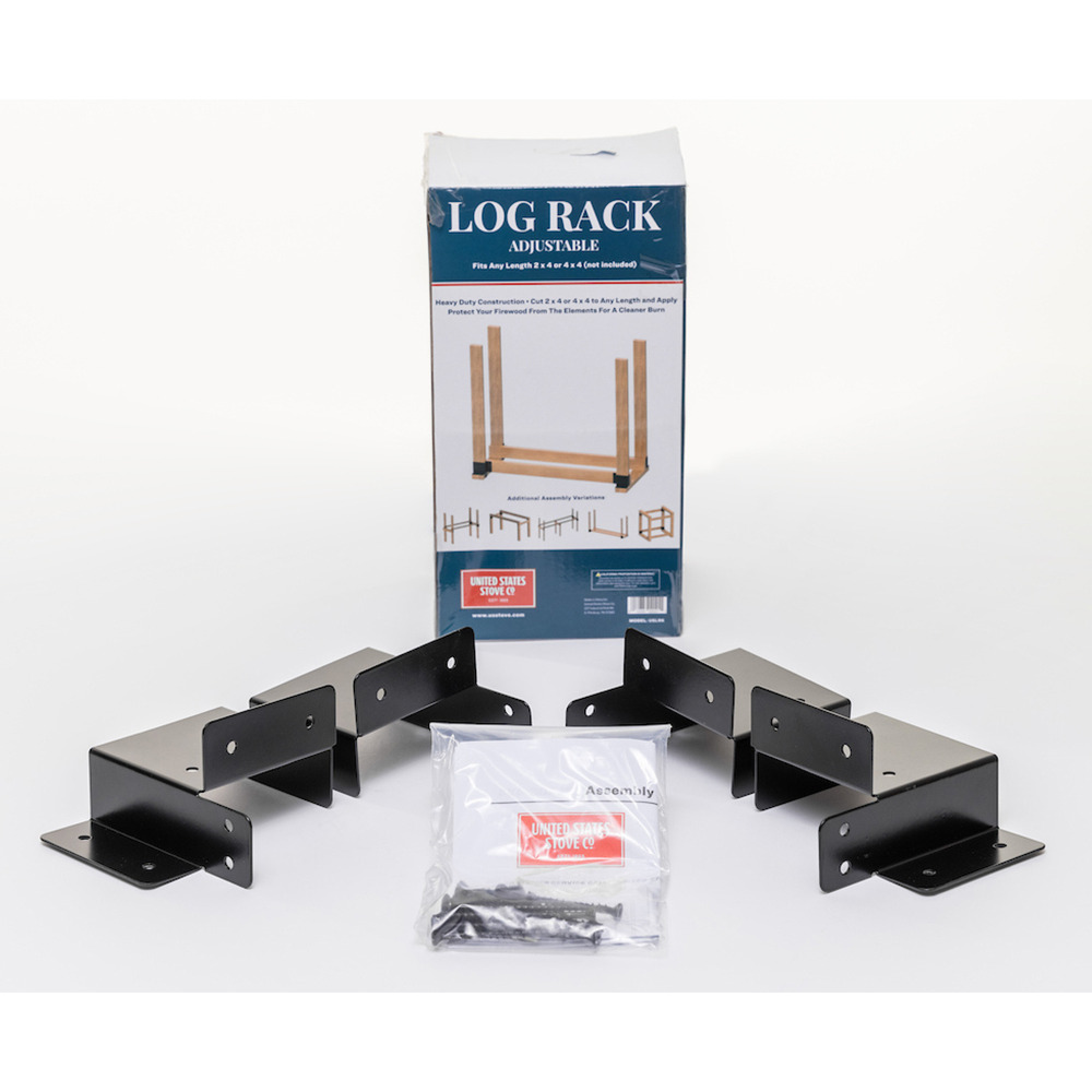 Adjustable Log Rack Brackets Kit