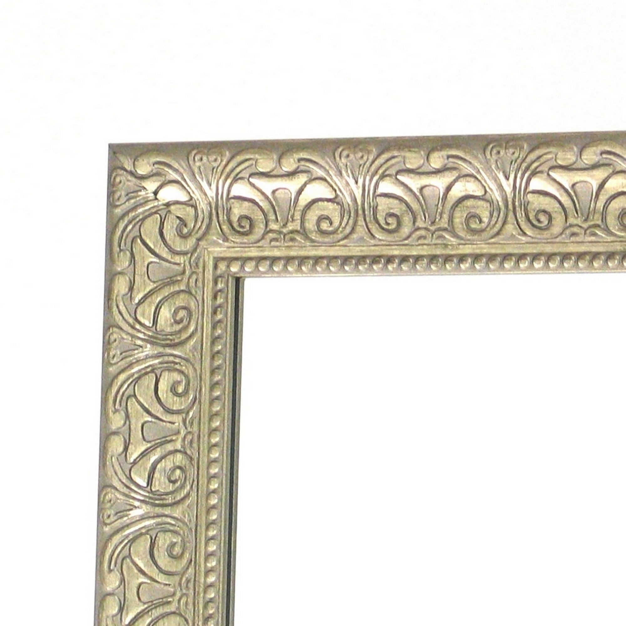 Full Size Dressing Screen with 3 Panel Resin Engraved Frame, Gold