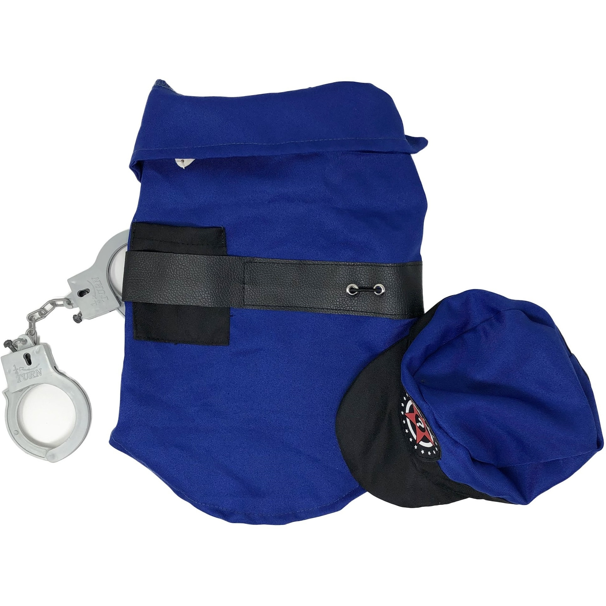 Pet Life 'Pawlice Pawtrol' Police Pet Dog Costume Uniform / X-Large-BLUE