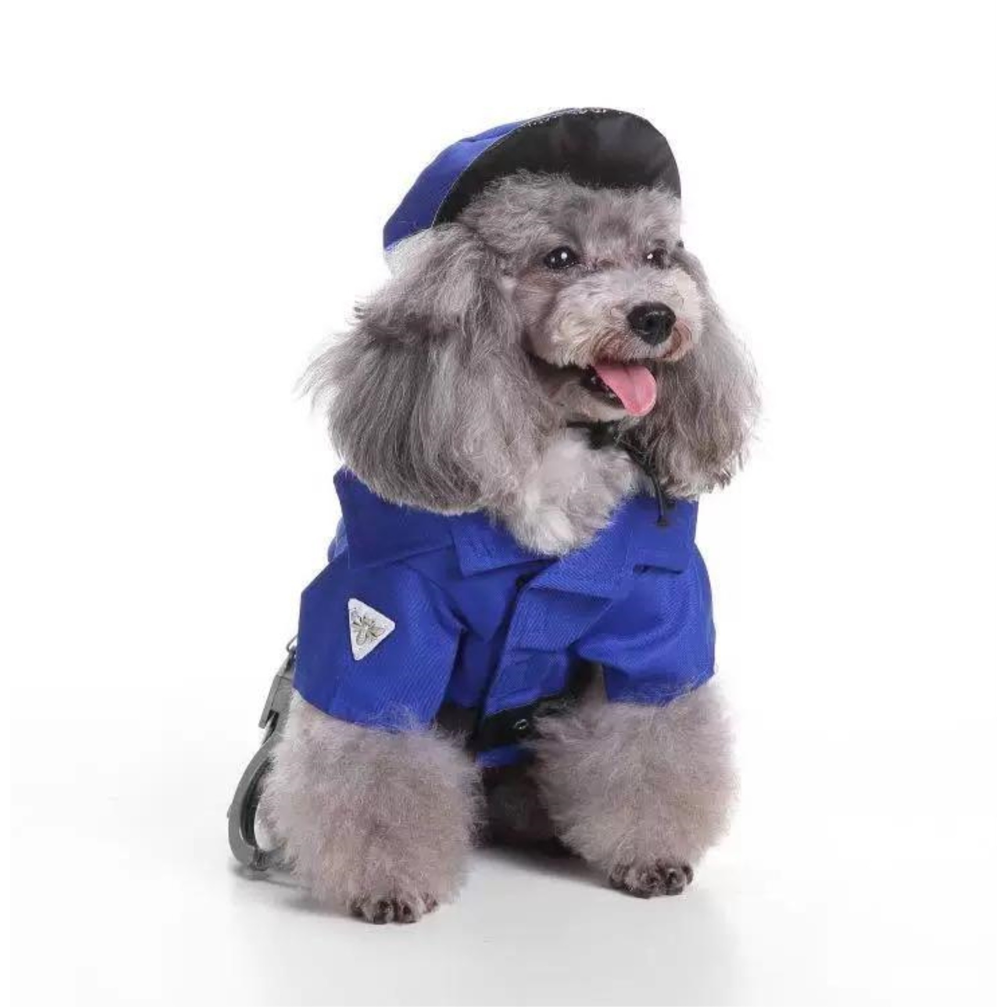 Pet Life 'Pawlice Pawtrol' Police Pet Dog Costume Uniform / X-Large-BLUE
