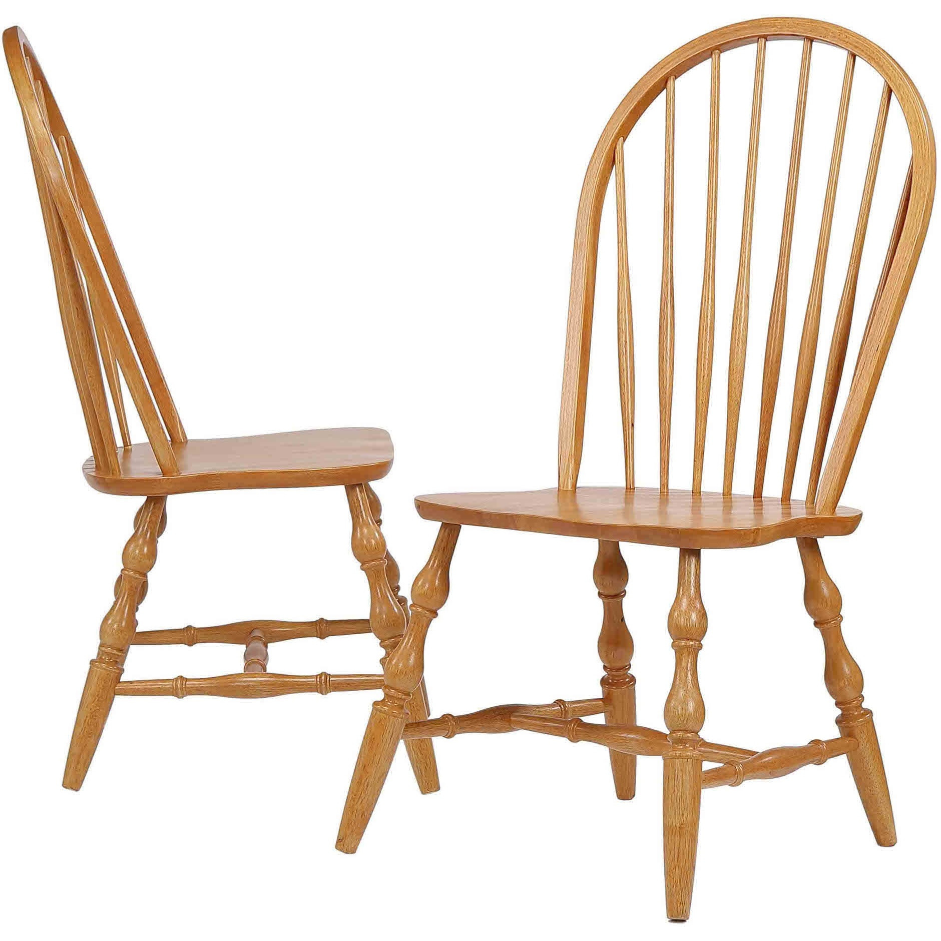 Sunset Trading Oak Selections Windsor Spindleback Dining Chair | Light Oak