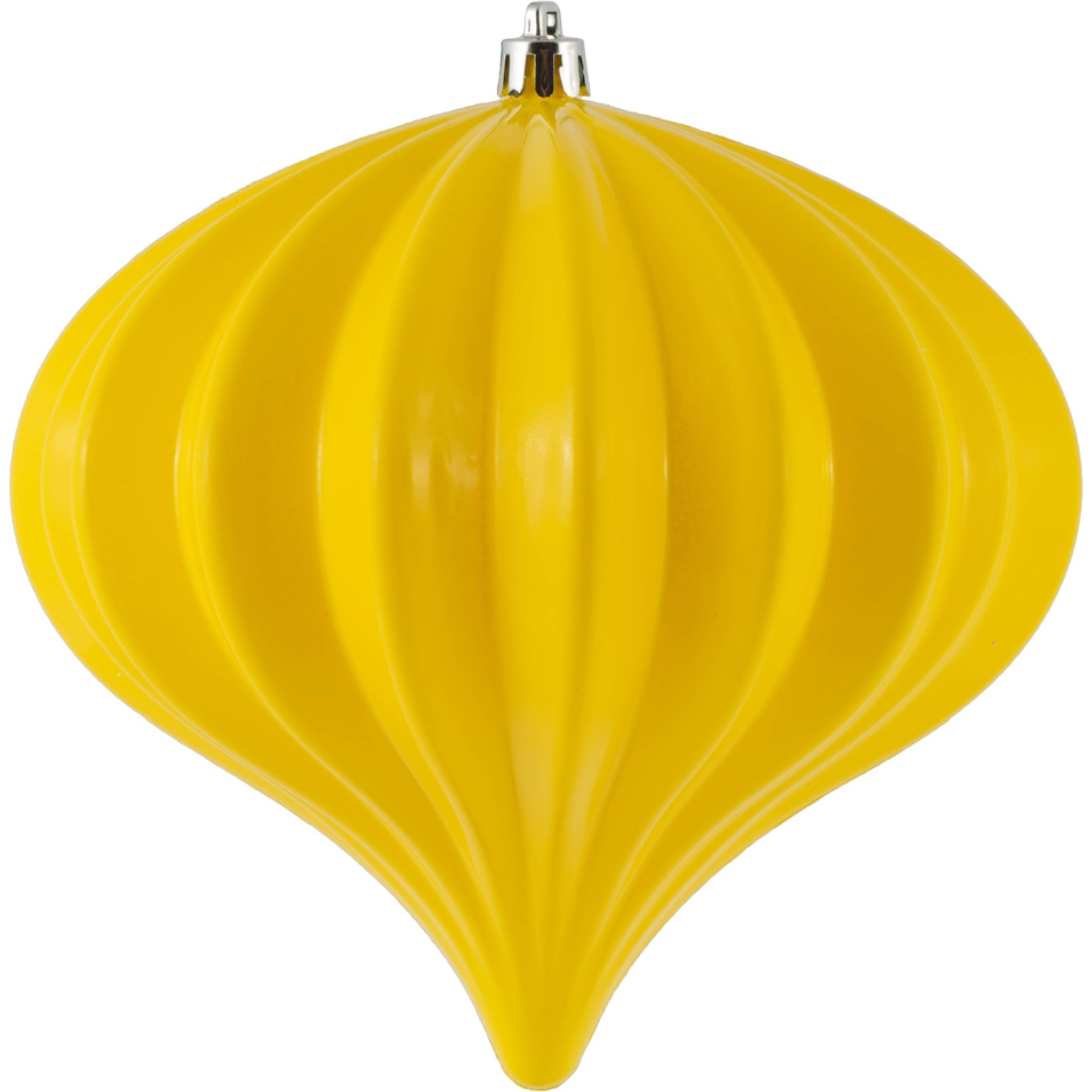 5.7" Yellow Shiny Onion UV Drilled 3/Bag