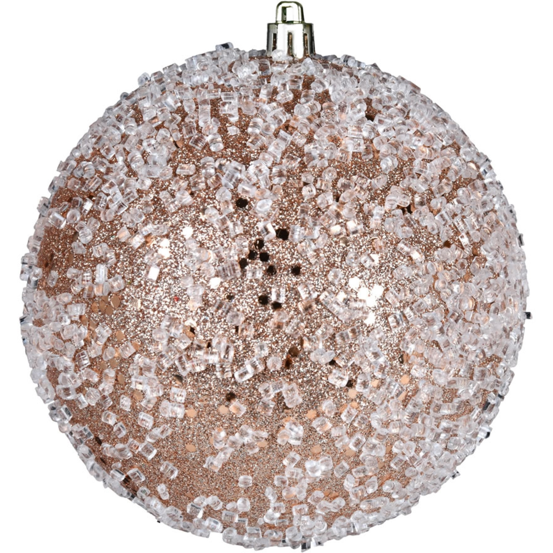 10" Cafe Latte Glitter Hail Ball