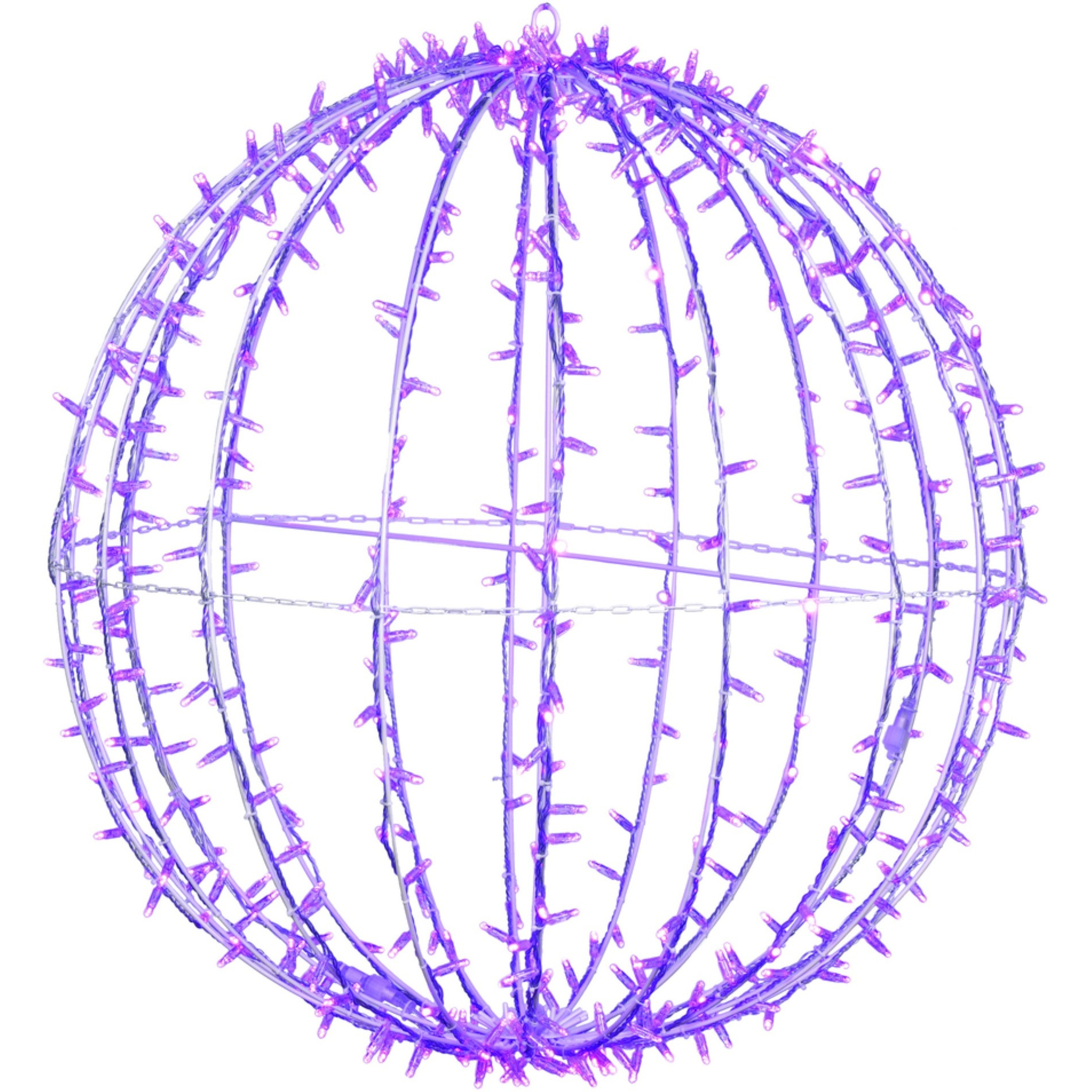 480Lt x 40" Purple Twinkle Led Sphere