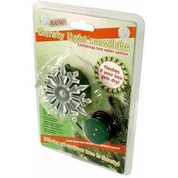 Hydrofarm Thirsty Light Snow Flake Christmas Tree and Plant Digital Water Sensor