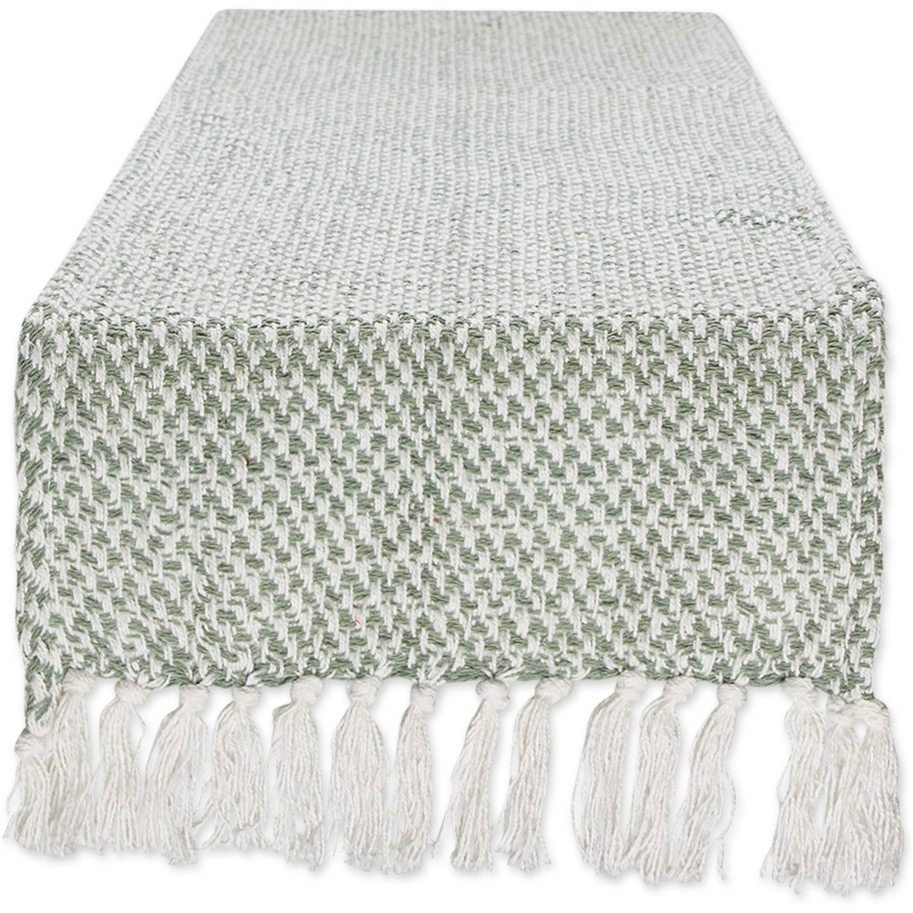 DII Artichoke Woven Table Runner 15x72