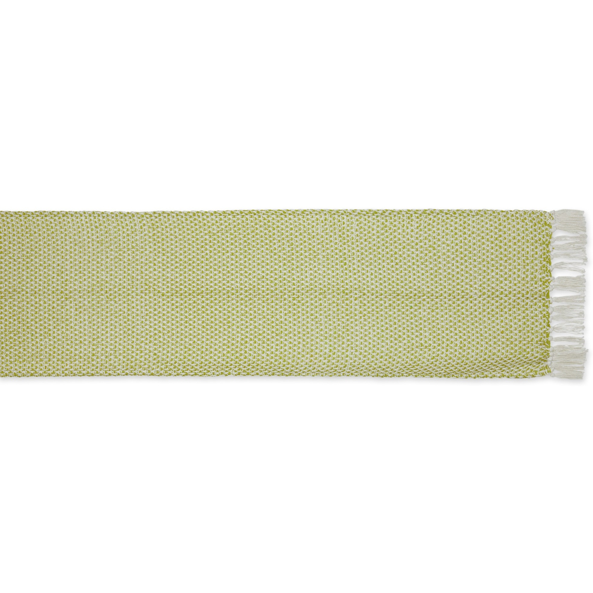 DII Avocado Woven Table Runner 15x72