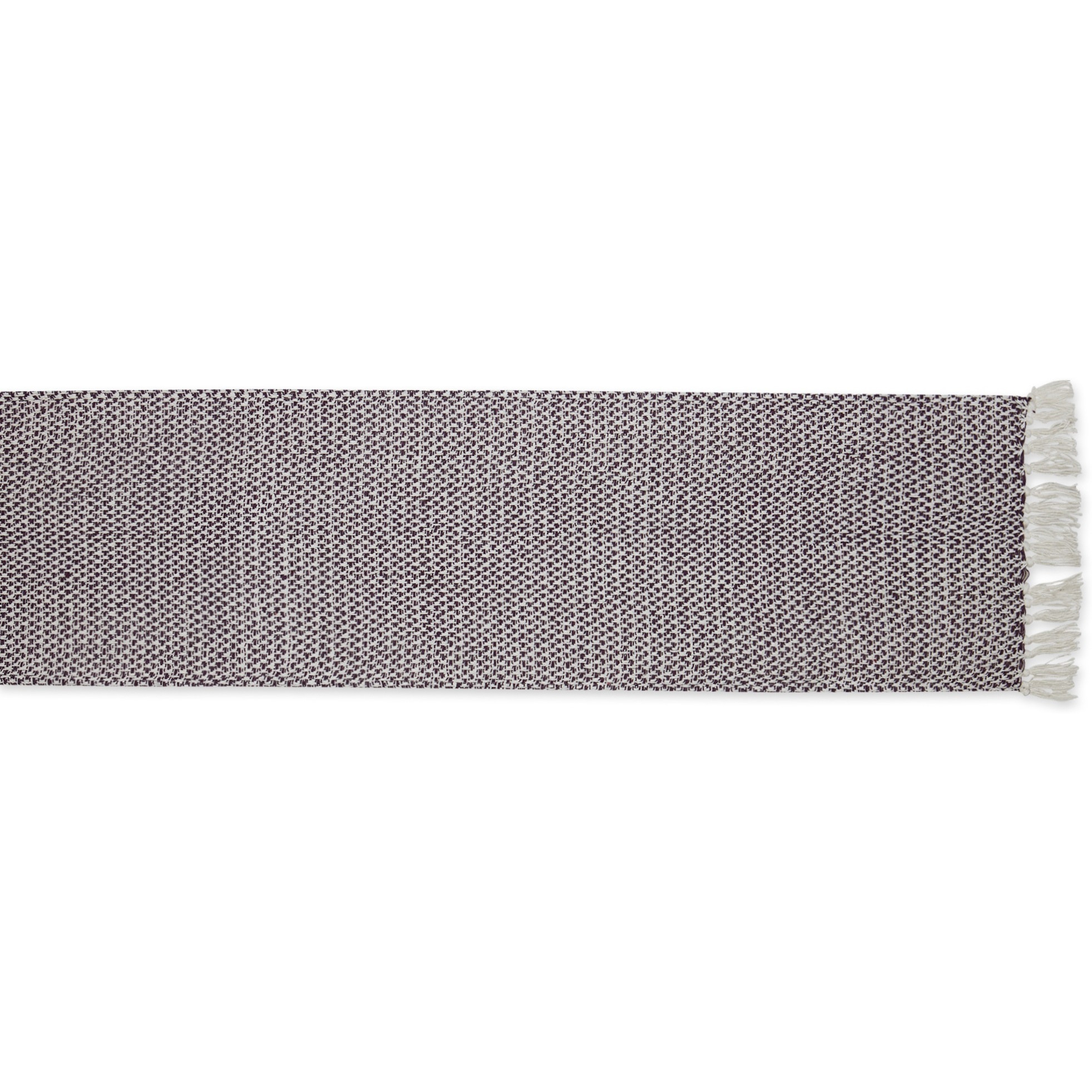 DII Eggplant Woven Table Runner 15x72