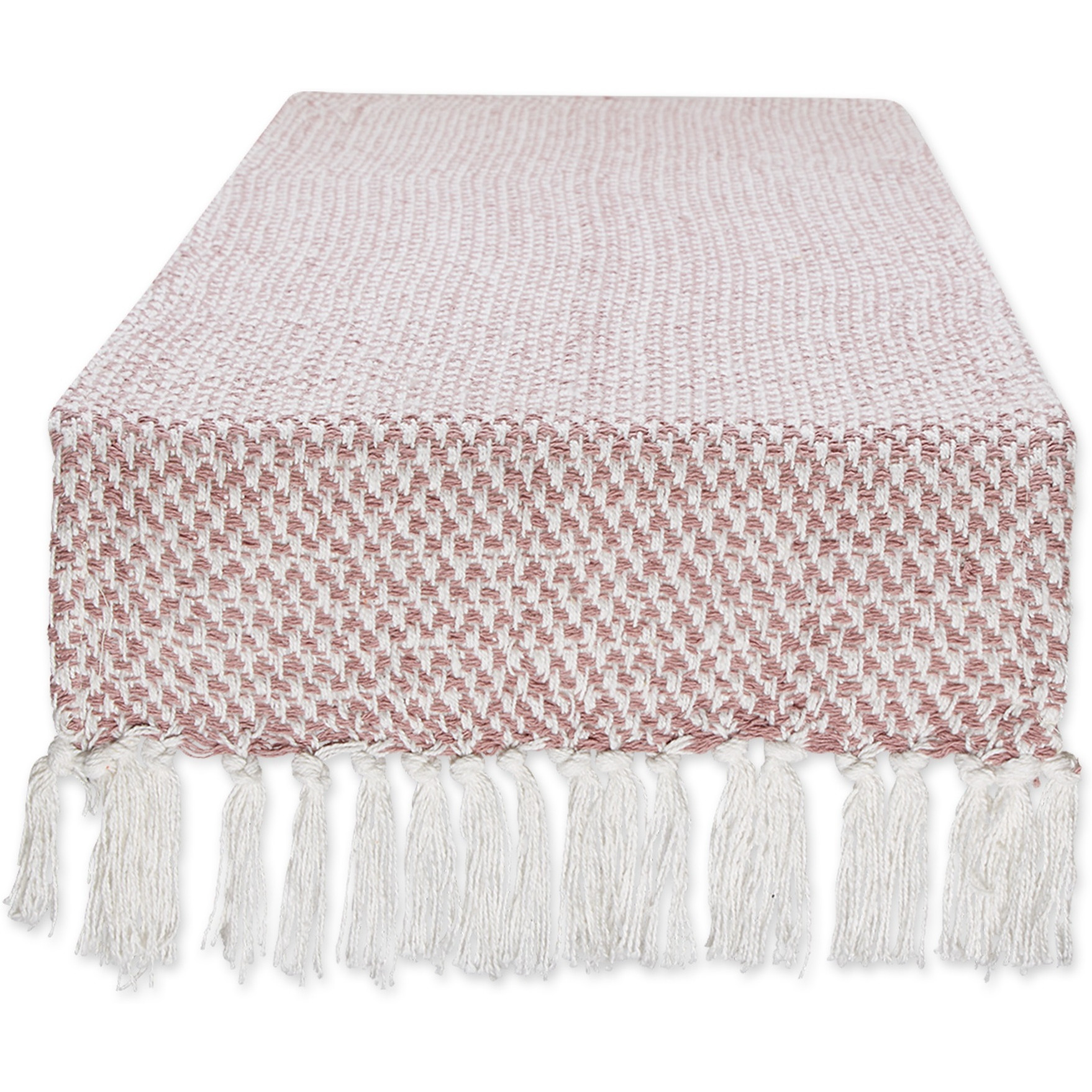 DII Pale Mauve Woven Table Runner 15x72