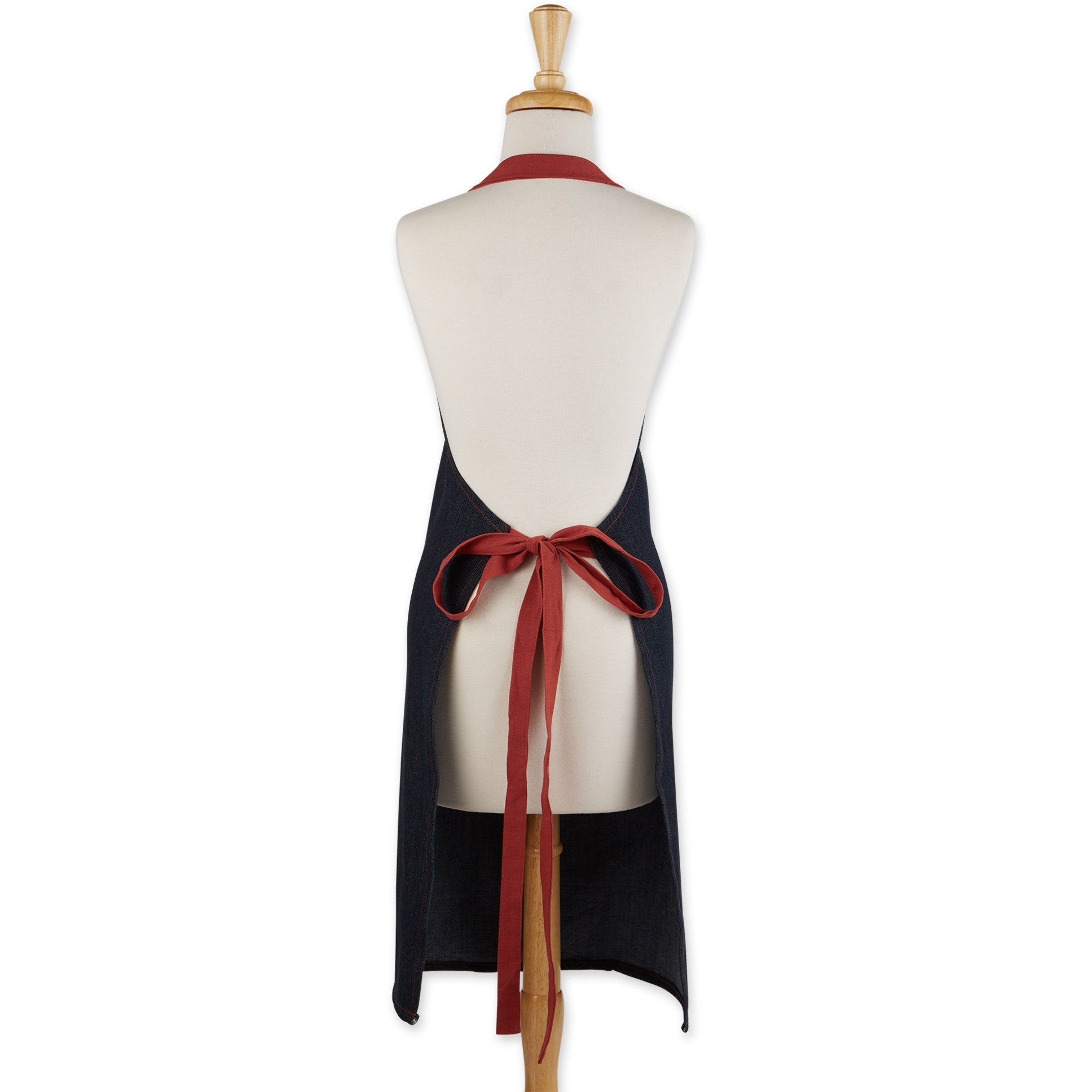DII Bon Appetit Denim Embroidered Apron