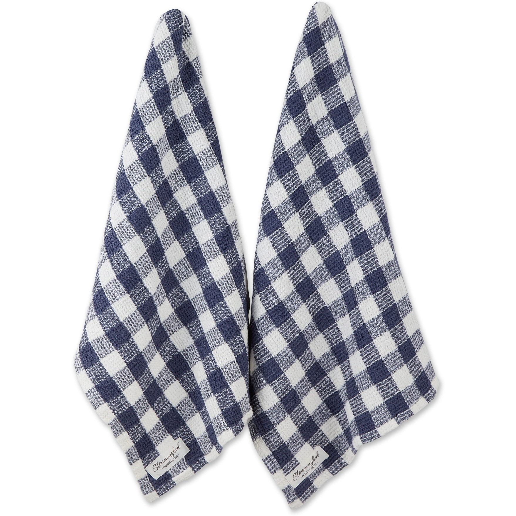 DII Denim Washed Waffle Dishtowel (Set of 2)