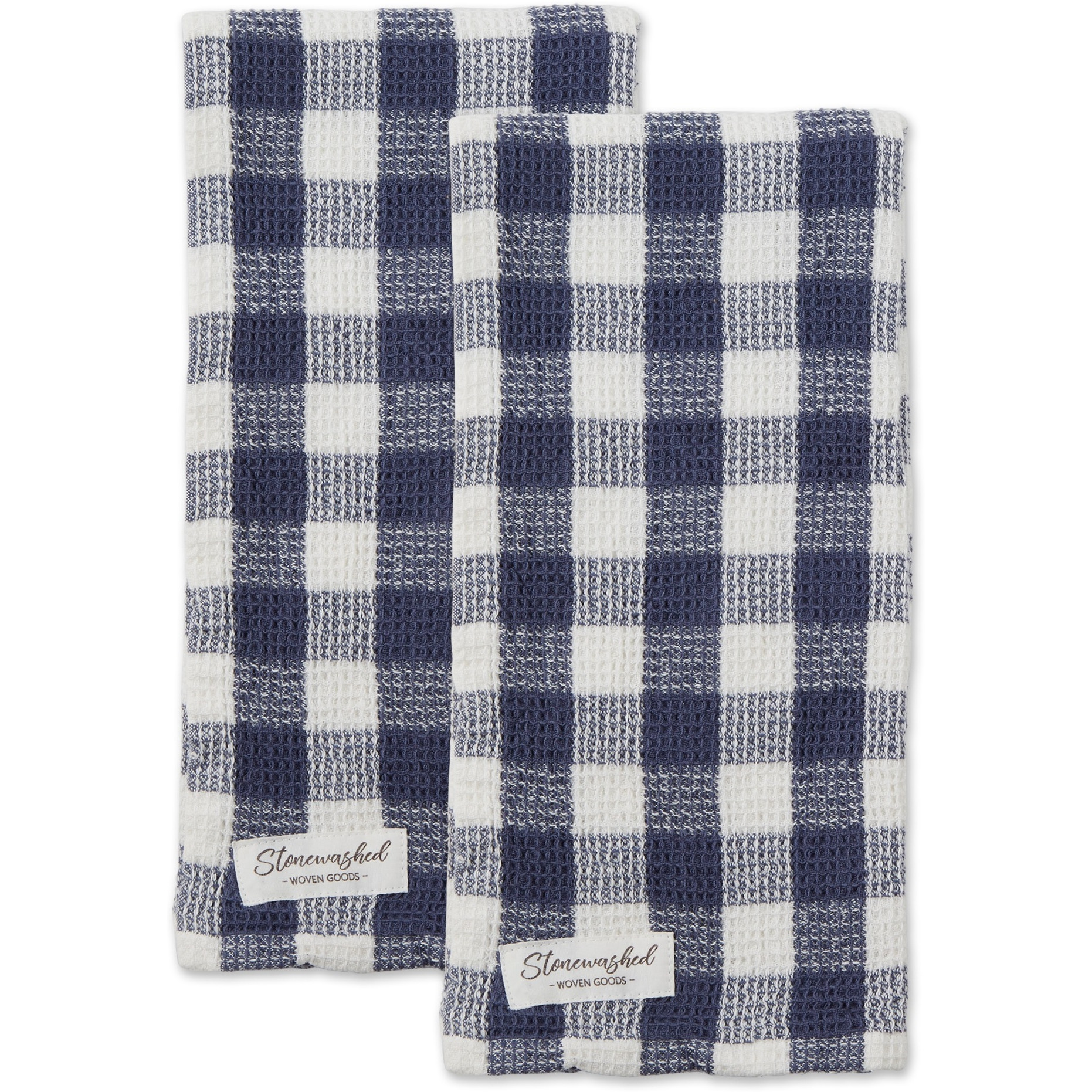 DII Denim Washed Waffle Dishtowel (Set of 2)