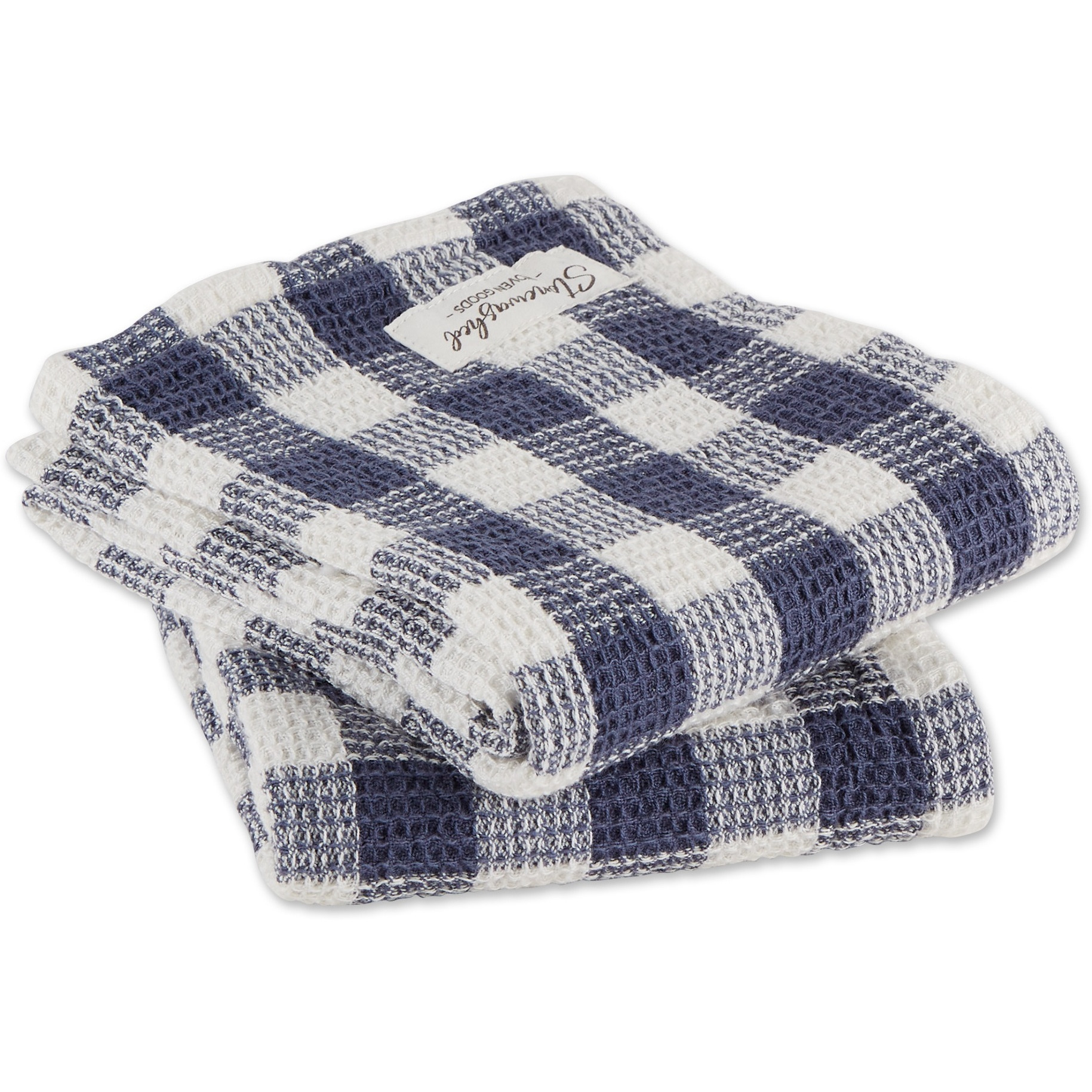 DII Denim Washed Waffle Dishtowel (Set of 2)