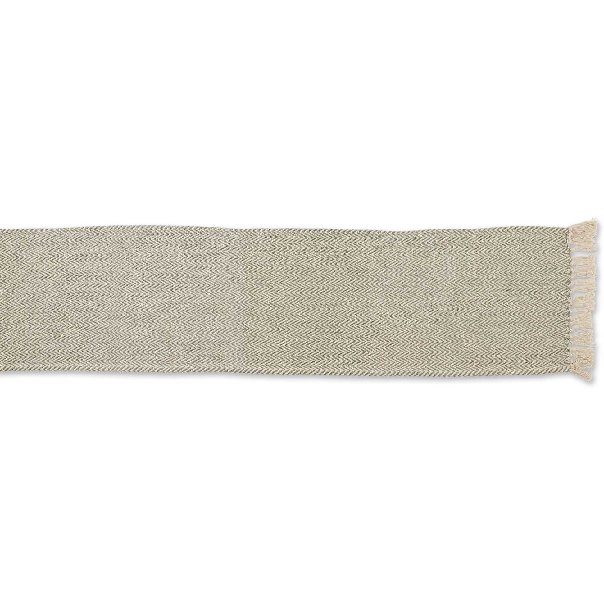 DII Artichoke Chevron Table Runner 15x72