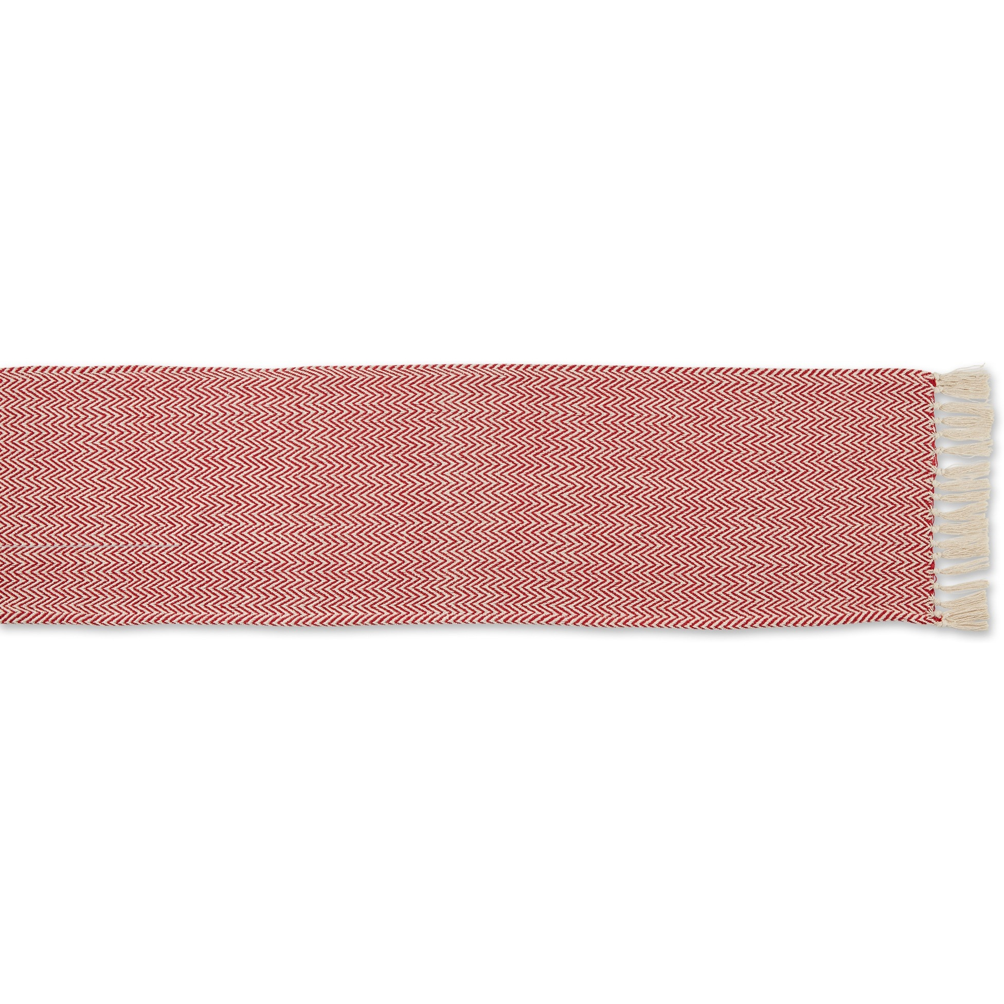 DII Tango Red Chevron Table Runner 15x72